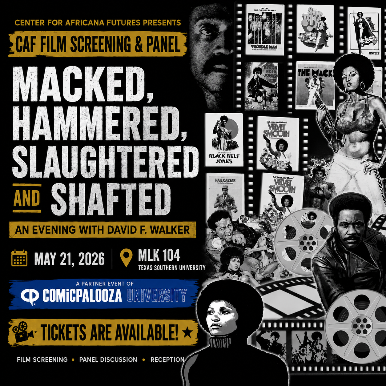 Macked, Hammered, Slaughtered and Shafted — An Evening with David F. Walker