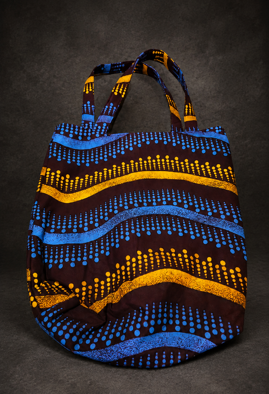 Colorful African Print Tote Bag