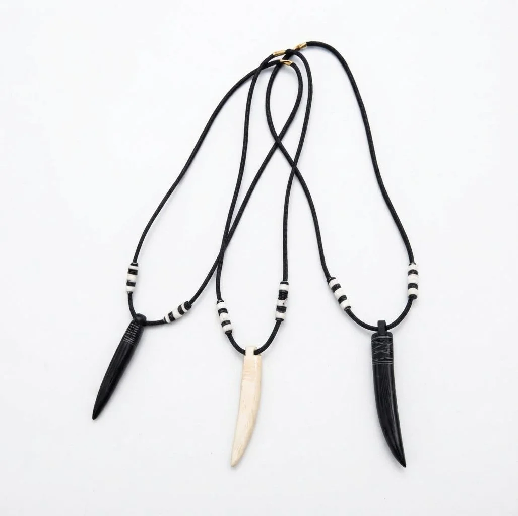 Handcrafted Bone Pendant Necklace