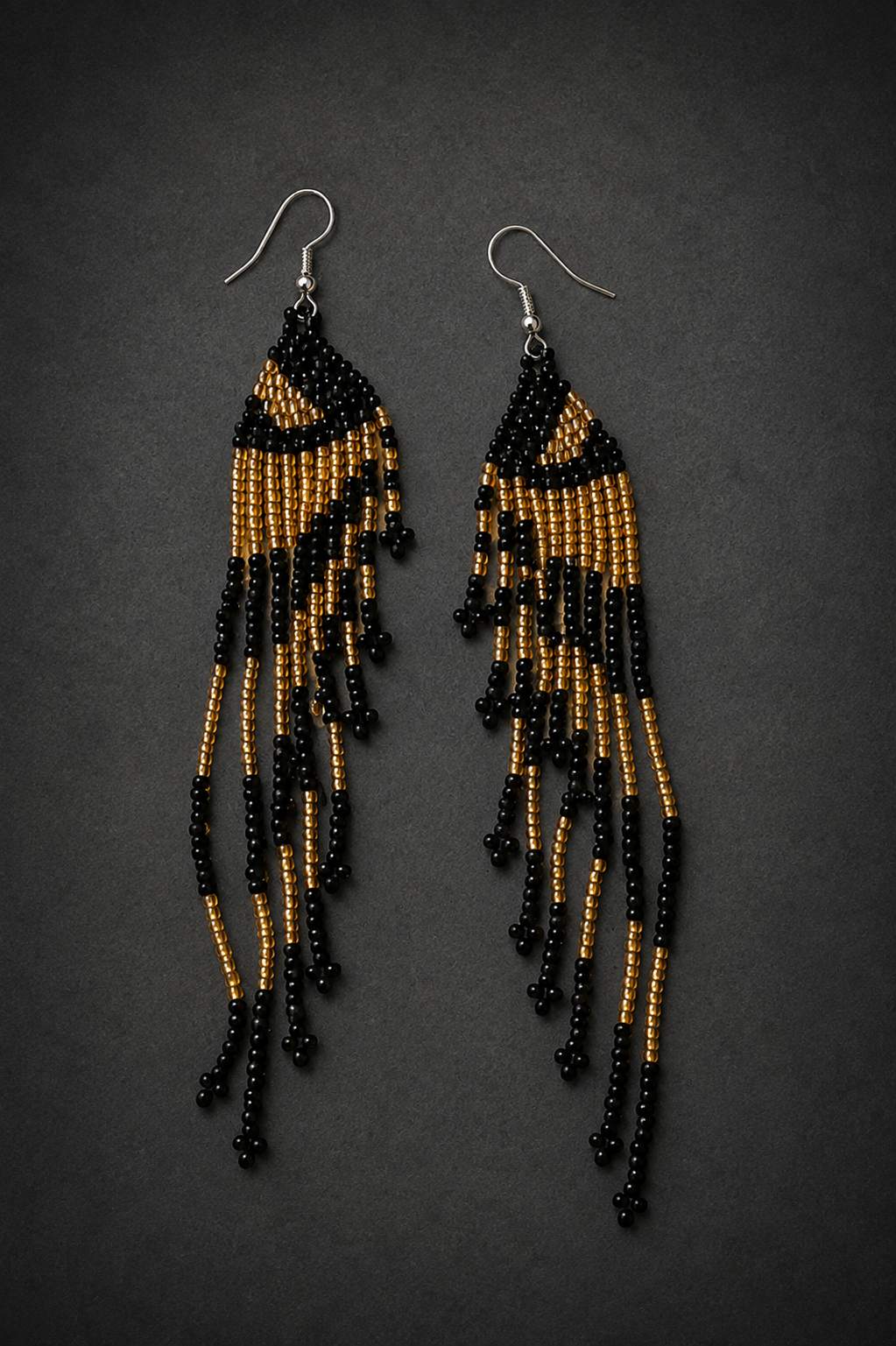 Hand-Beaded Statement Earrings