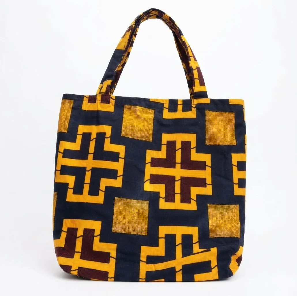 African Print Everyday Tote (golden).png