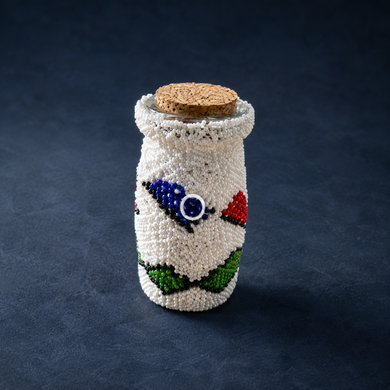 Beaded Bottle Collection (white)
