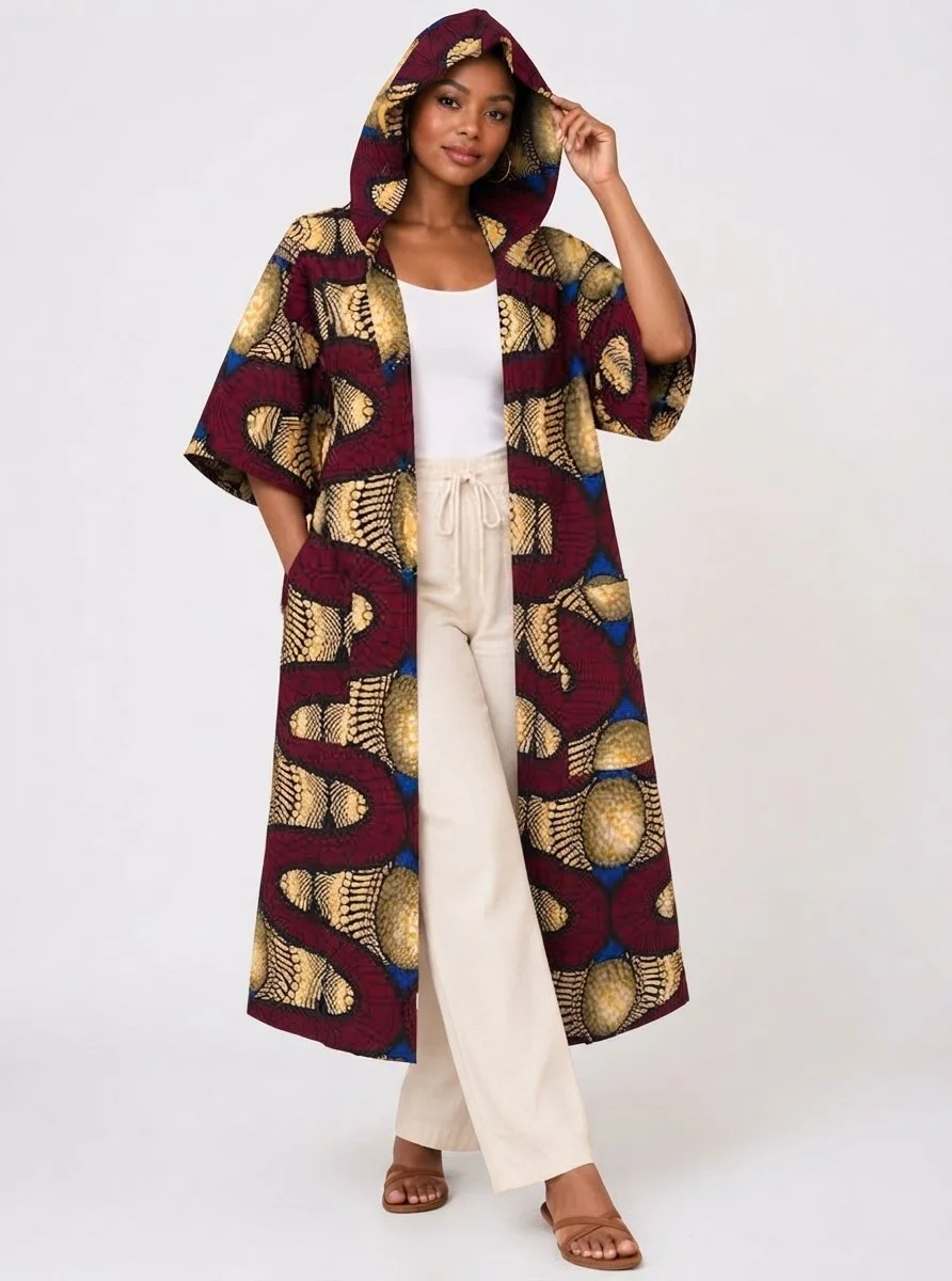 Royal Heritage Hooded Kimono