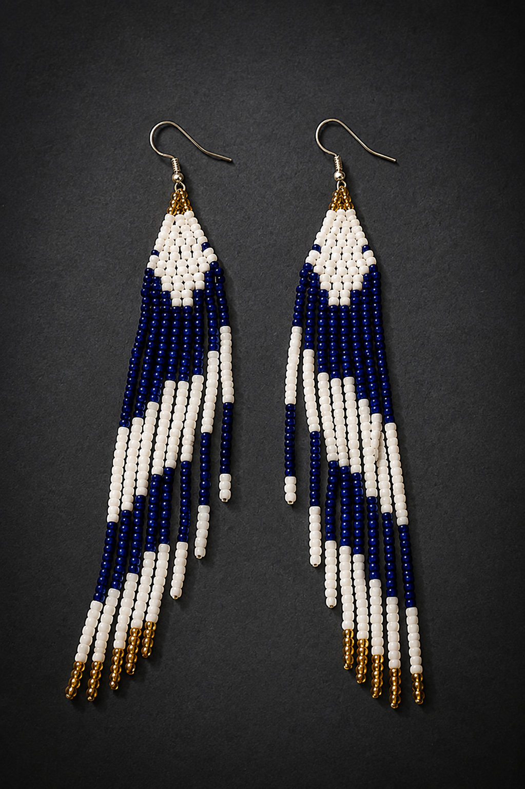 Hand-Beaded Statement Earrings