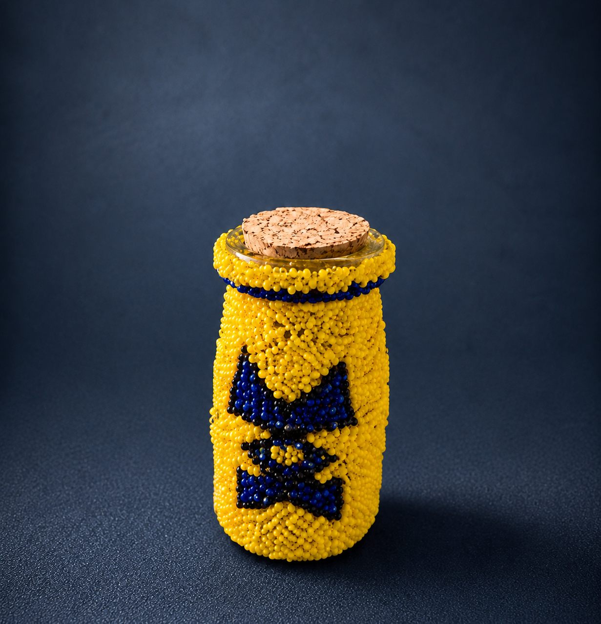 Beaded Bottle (yellow)