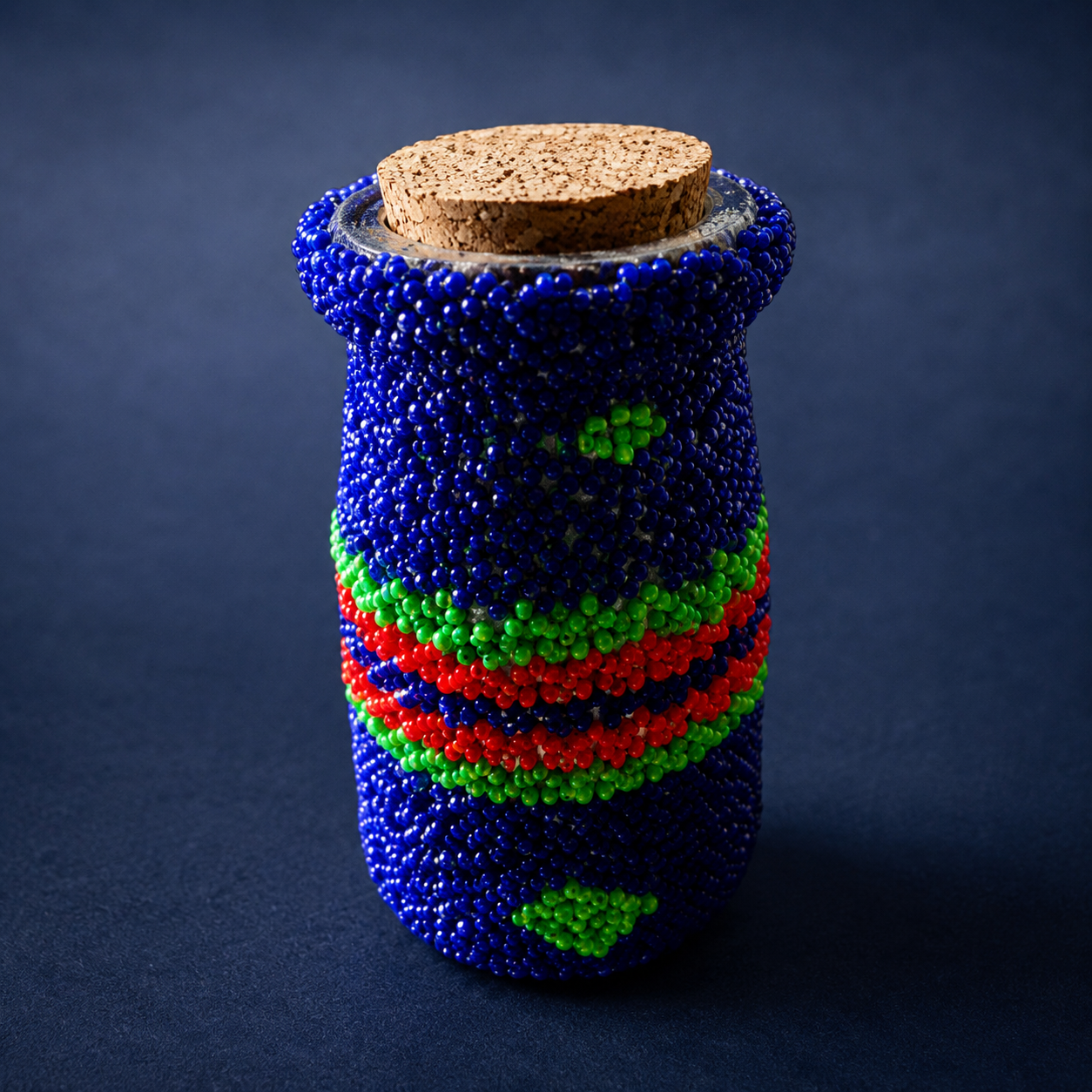 Blue Beaded (Royal blue)