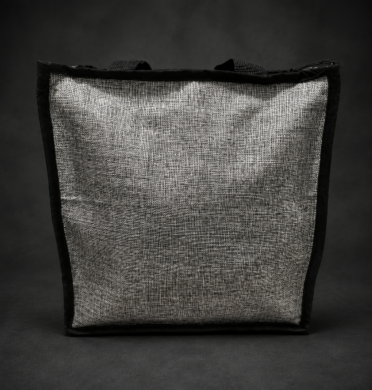 African Print Tote Bag (grey) back.png