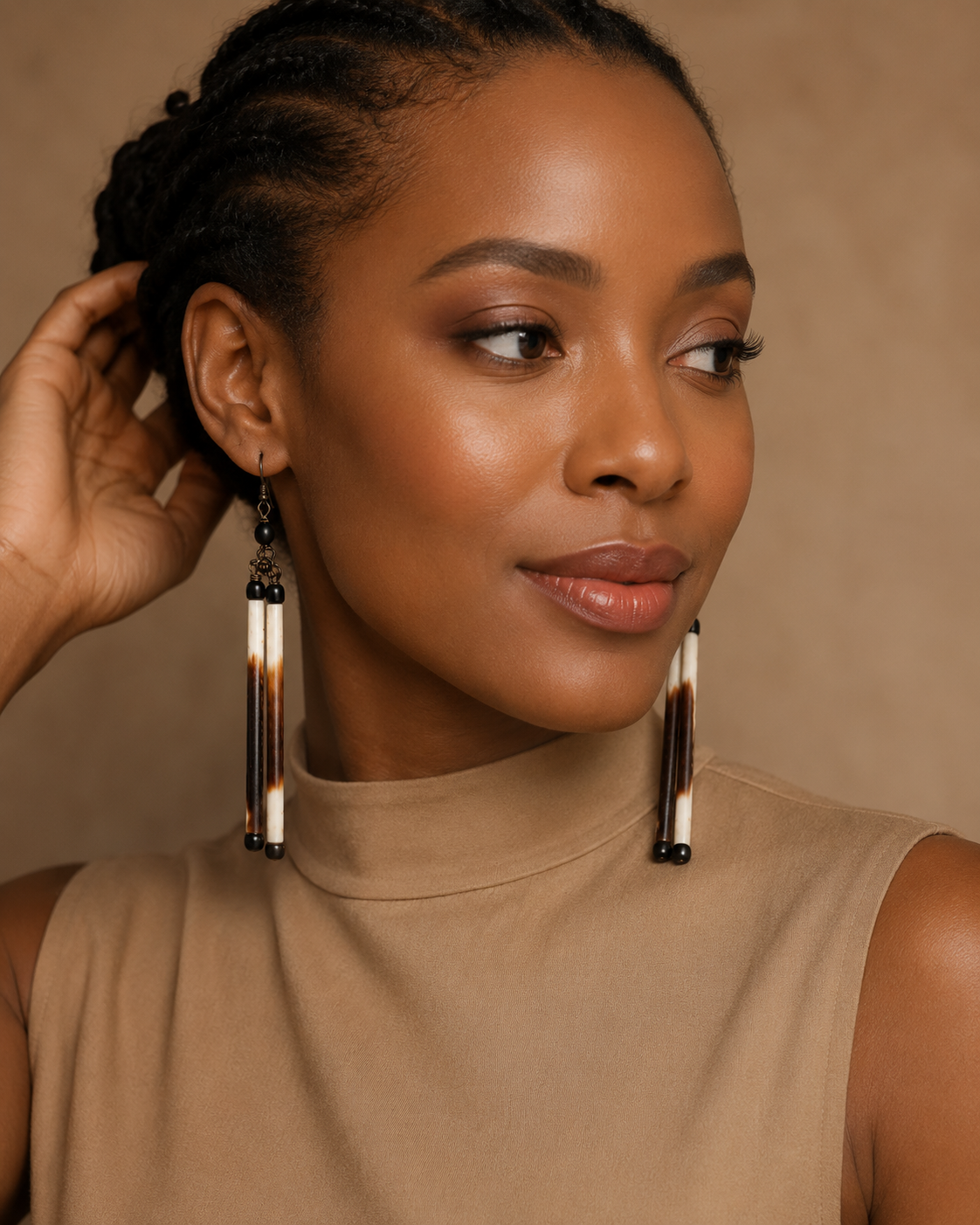 Savanna Porcupine Quill Earrings model.png