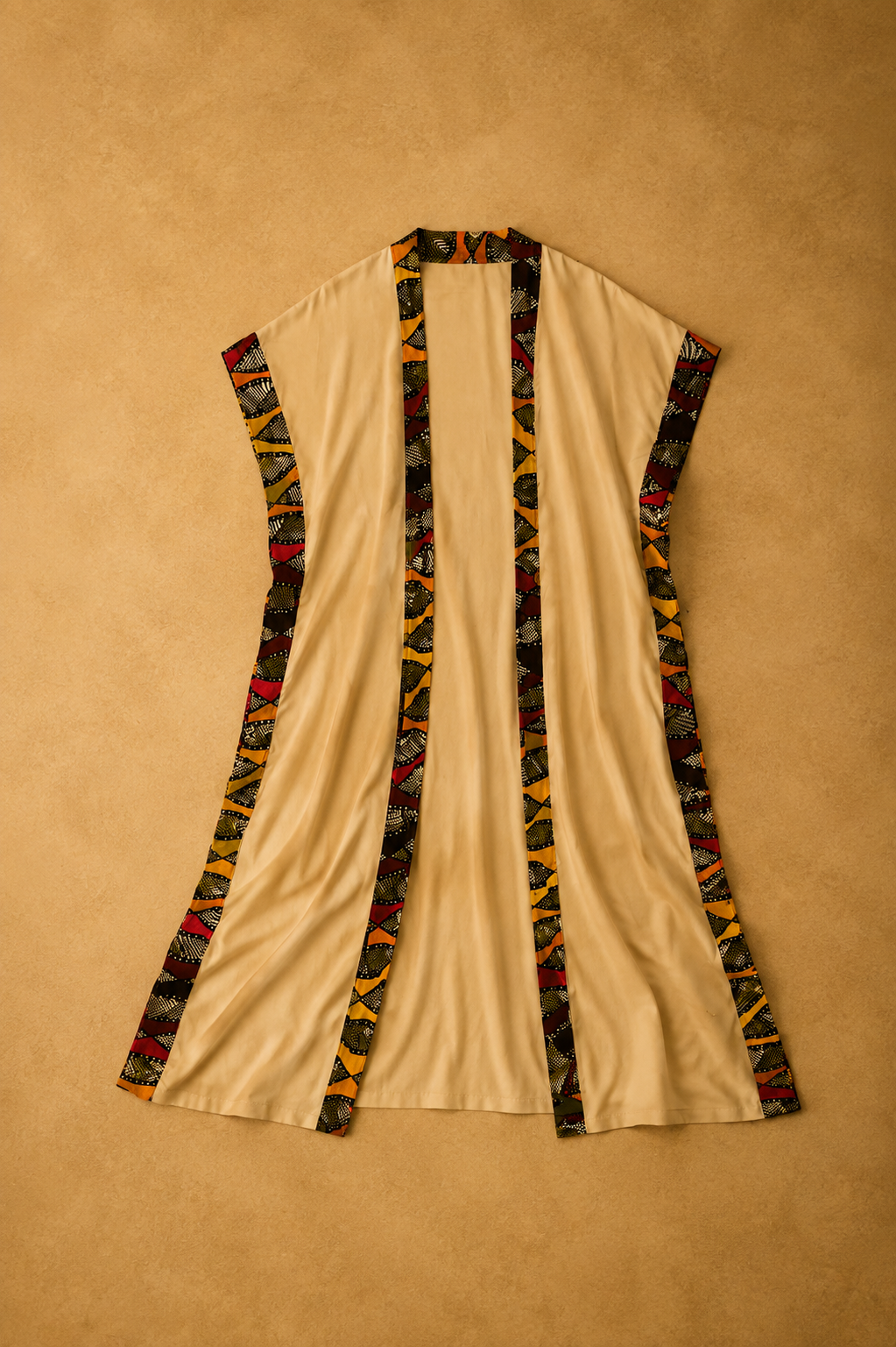 Champagne Open-Front Garment