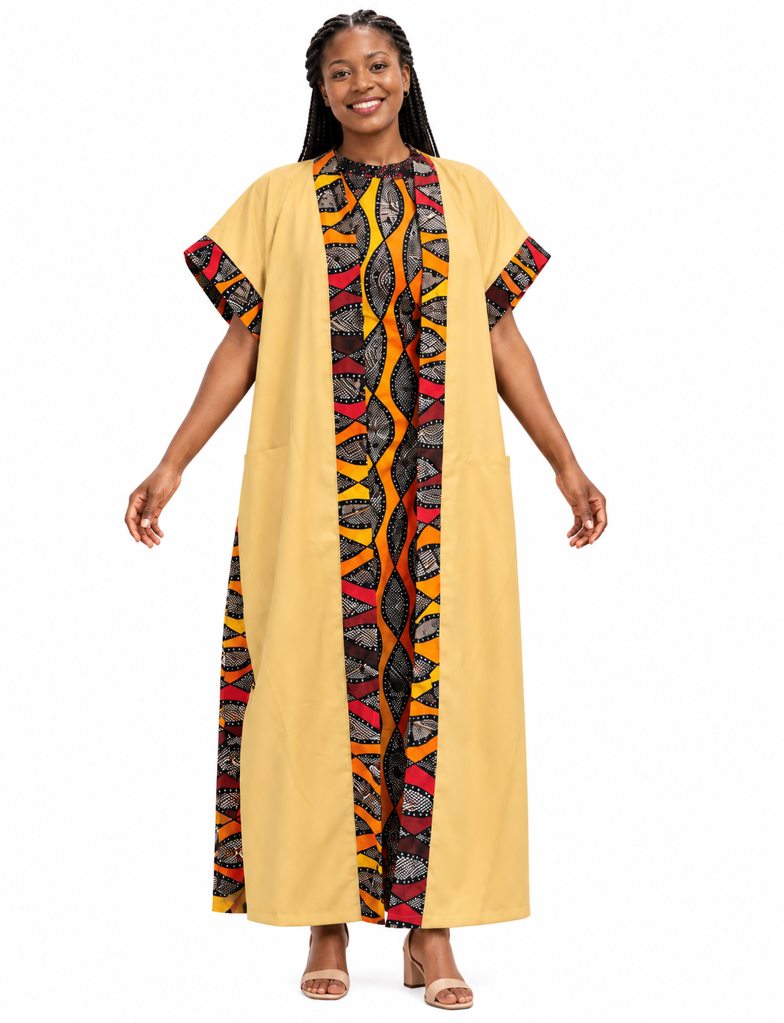 African Print Statement Kimono