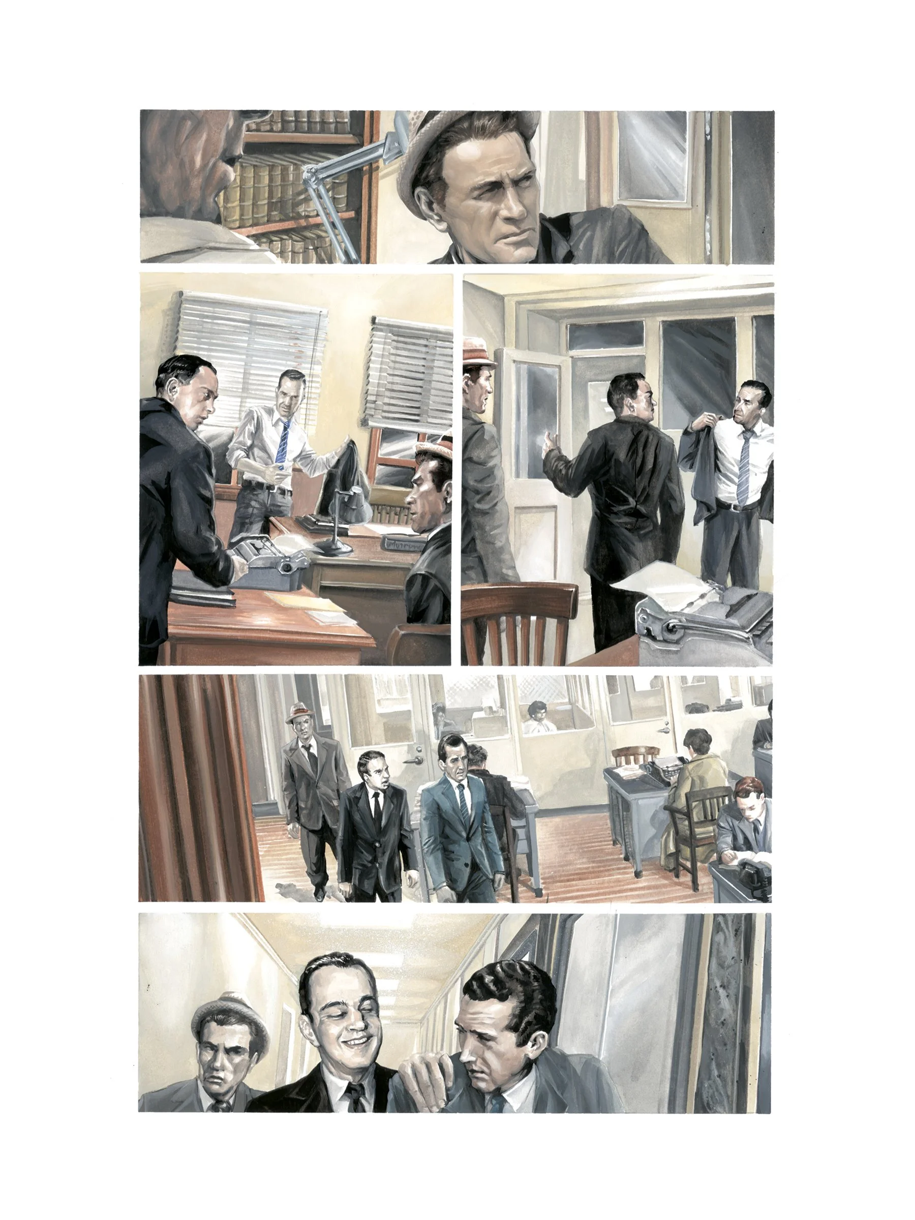 Original Page Art - Kolchak:50th Anniversary Anthology: page 3