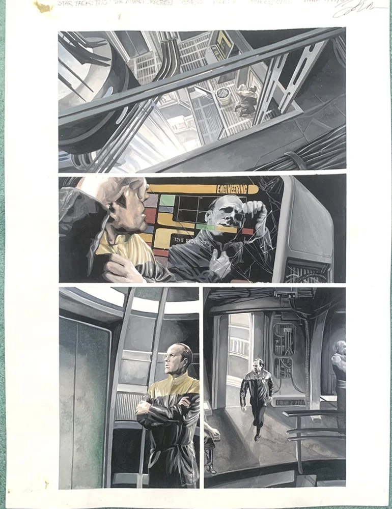 Original Page Art - Star Trek: Mirror Broken FCBD issue, page 2
