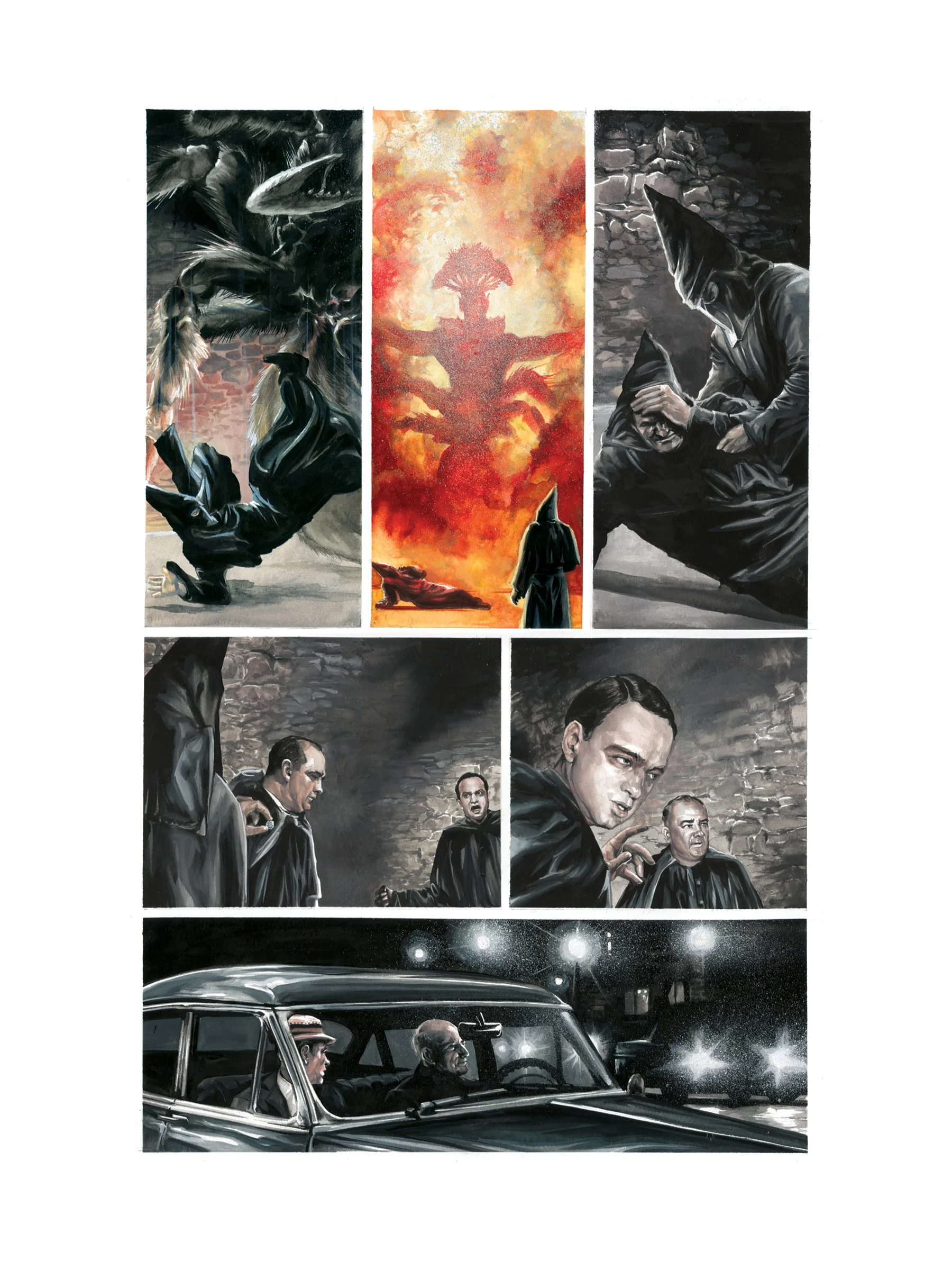 Original Page Art - Kolchak:50th Anniversary Anthology: page  11