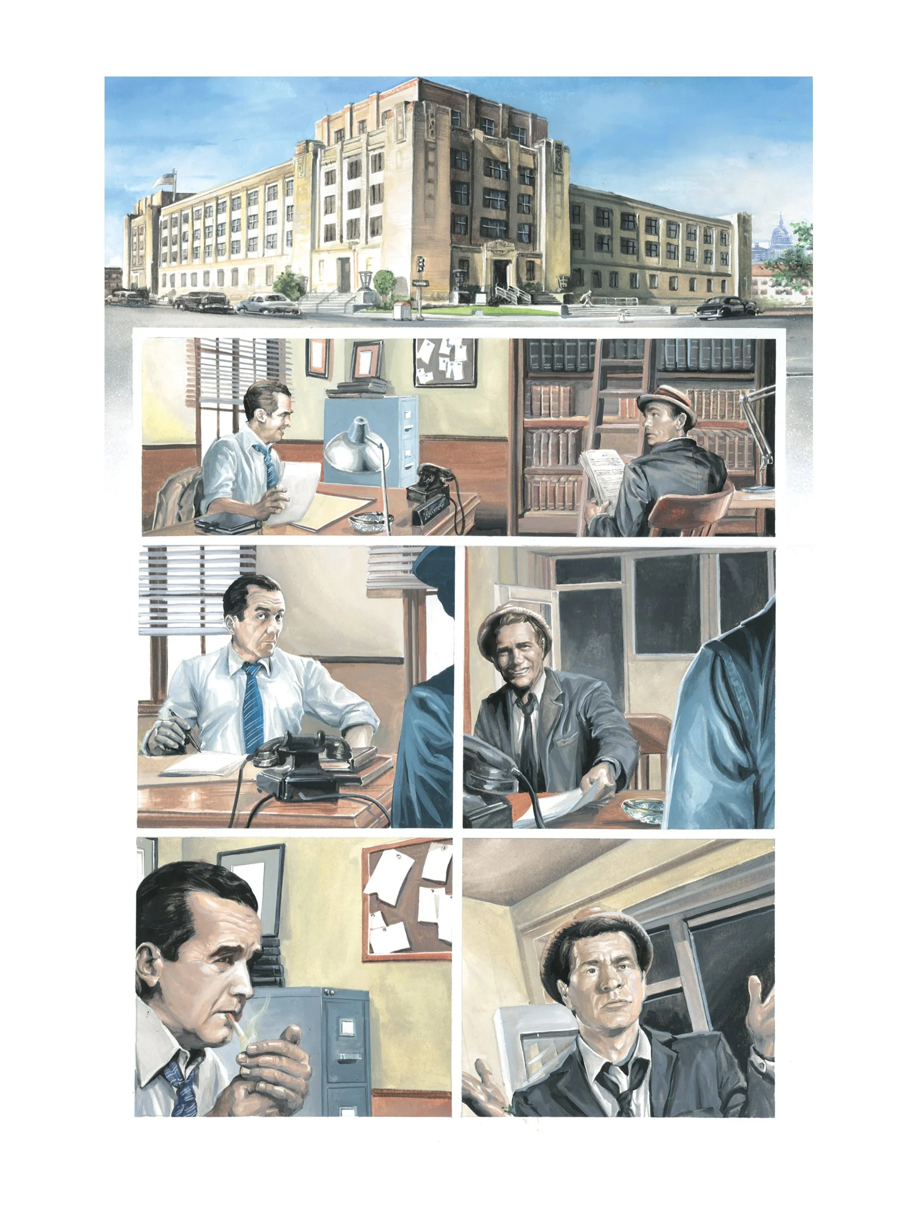 Original Page Art - Kolchak:50th Anniversary Anthology: page 2