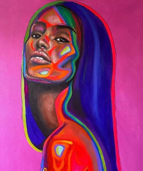 Pop Surrealist Portraits by Allegra Yvonne Gia