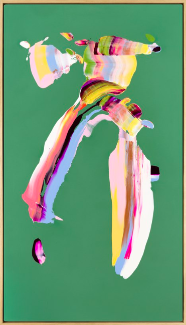 Marit Geraldine Bostad. Conversations in a Room 3. Acrylic on canvas. 56.7” x 33.1”