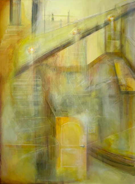 Jessica Oliveira. 5 Out of Forever. Acrylic on canvas. 36" x 48"