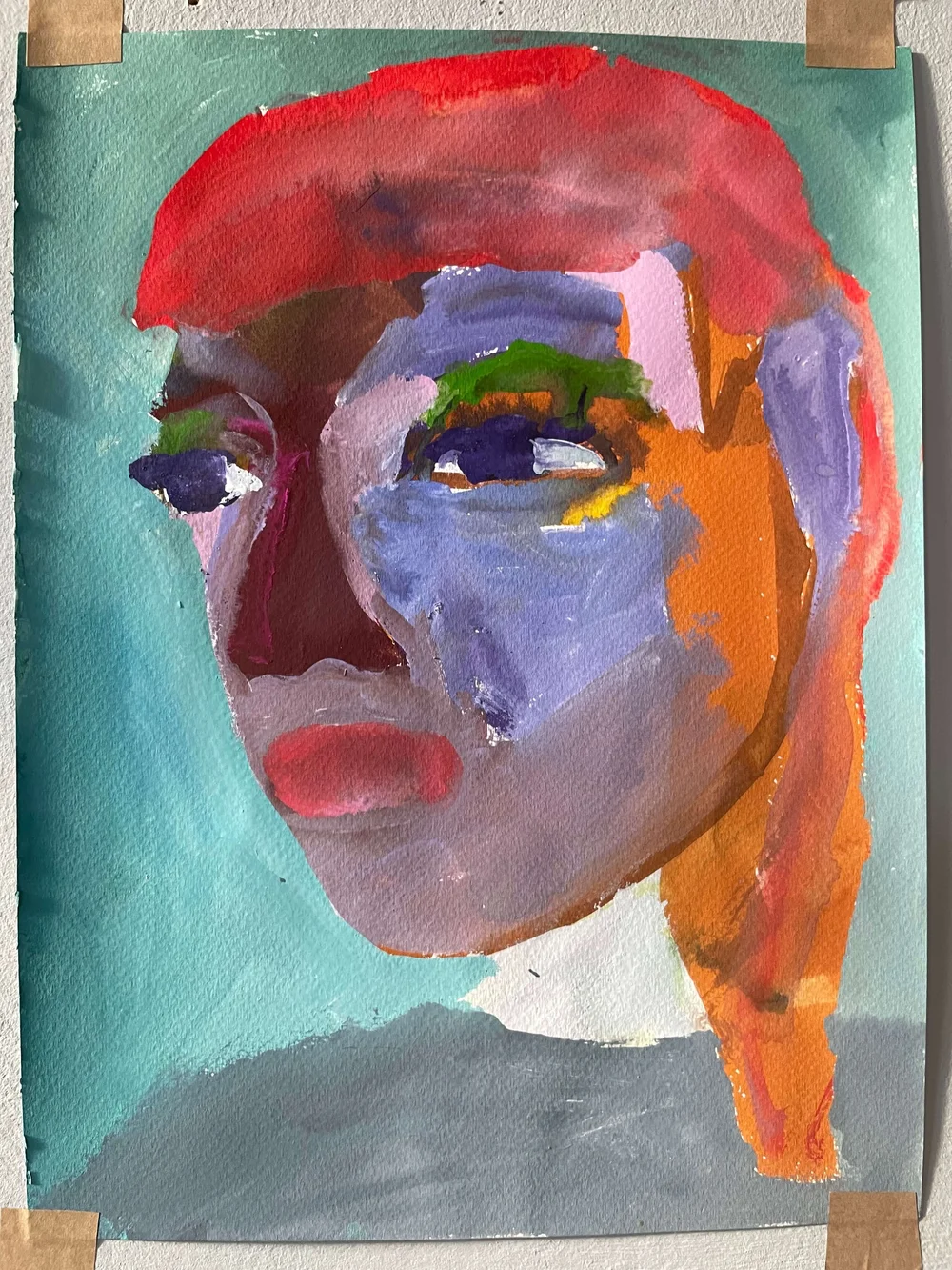 Kris Lamorena. They Say. Watercolour on paper. 9.4 x 12.2 in. $275.