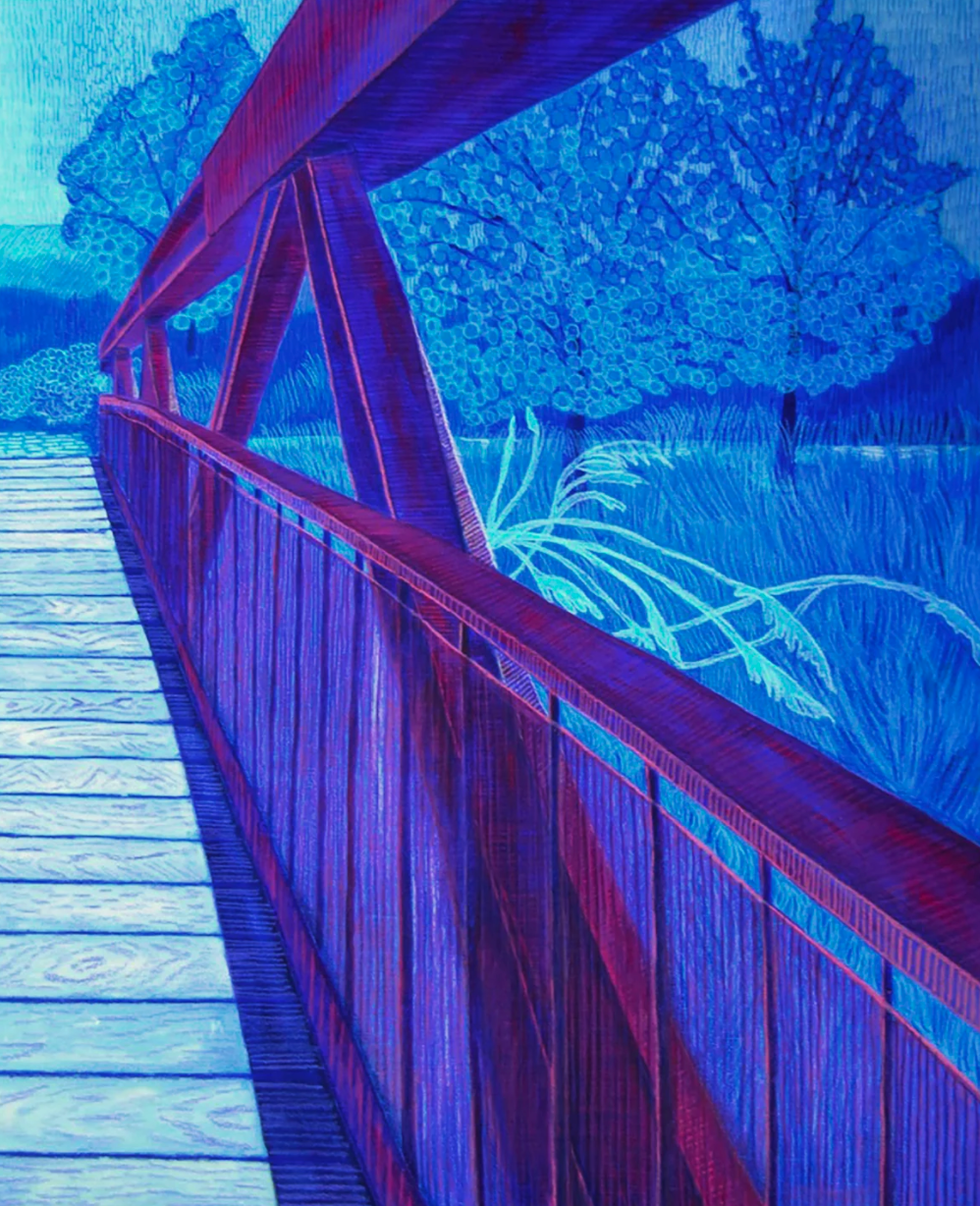 Approach (She is Fierce), flashe, gouache and colouring pencil on plywood, 16" x 20"Approach II (Song For My Sister), flashe, gesso, gouache and colouring pencil on panel, 24” x 30