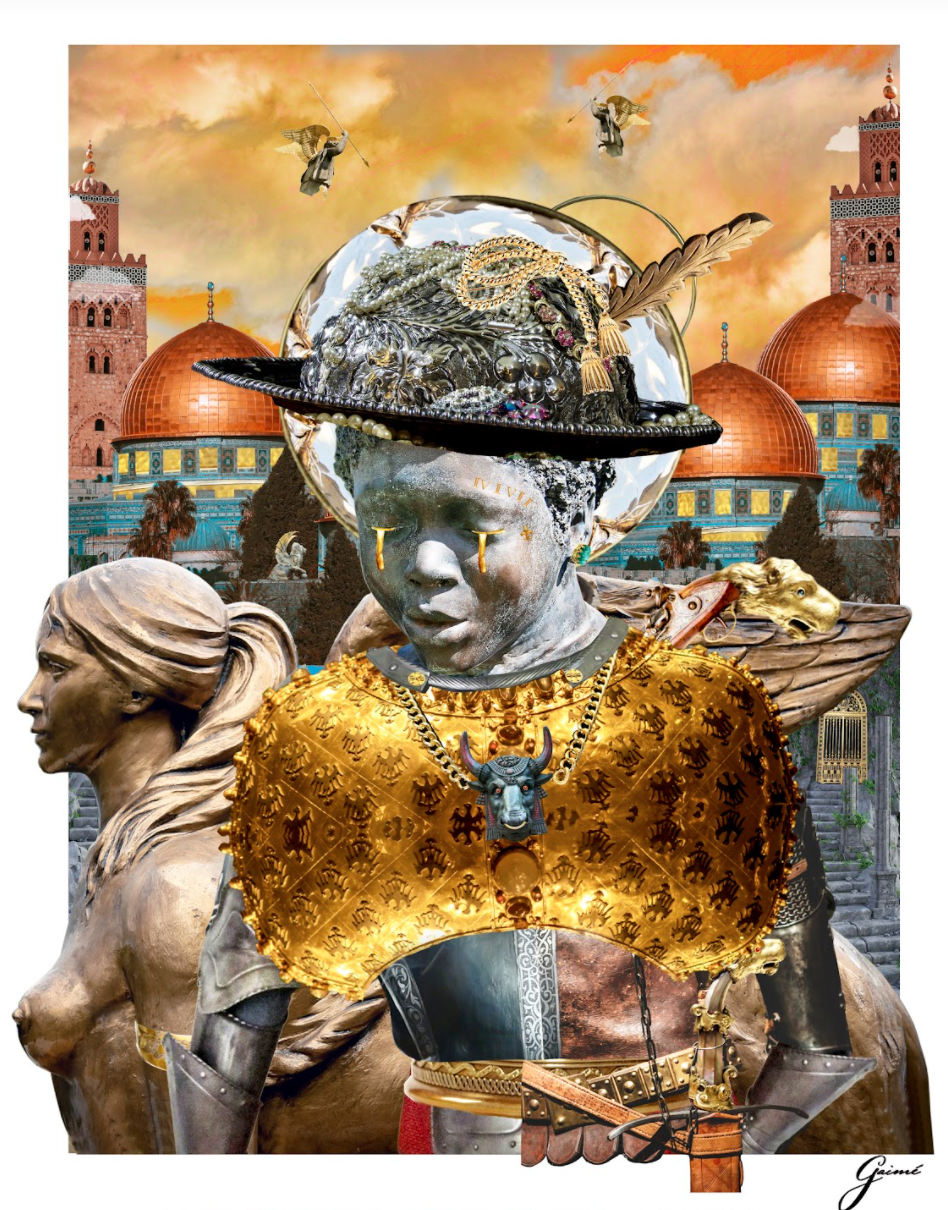 Moor-ish. Digital Collage.