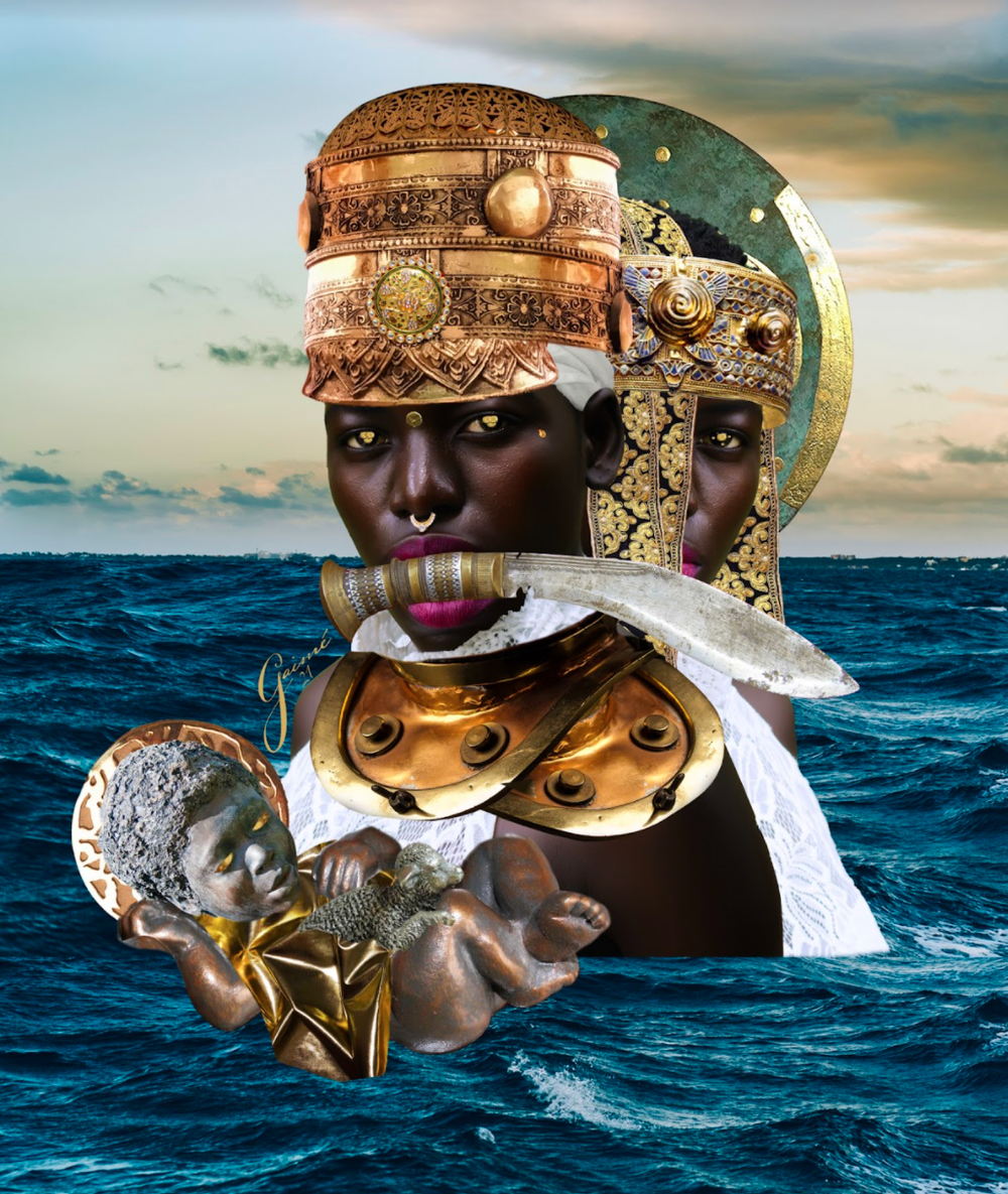 Selassie. Digital Collage.