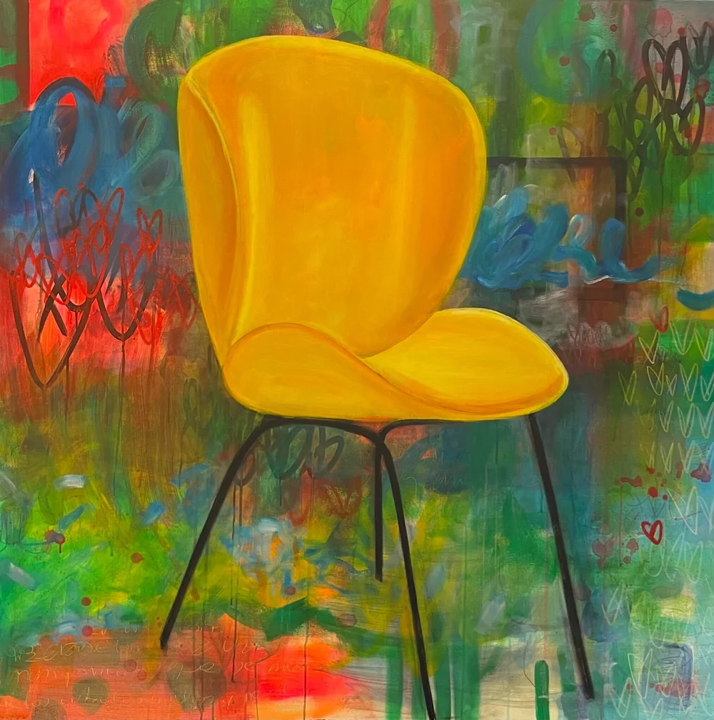 Yahel Yan. In Good Company. Acrylic on wood.