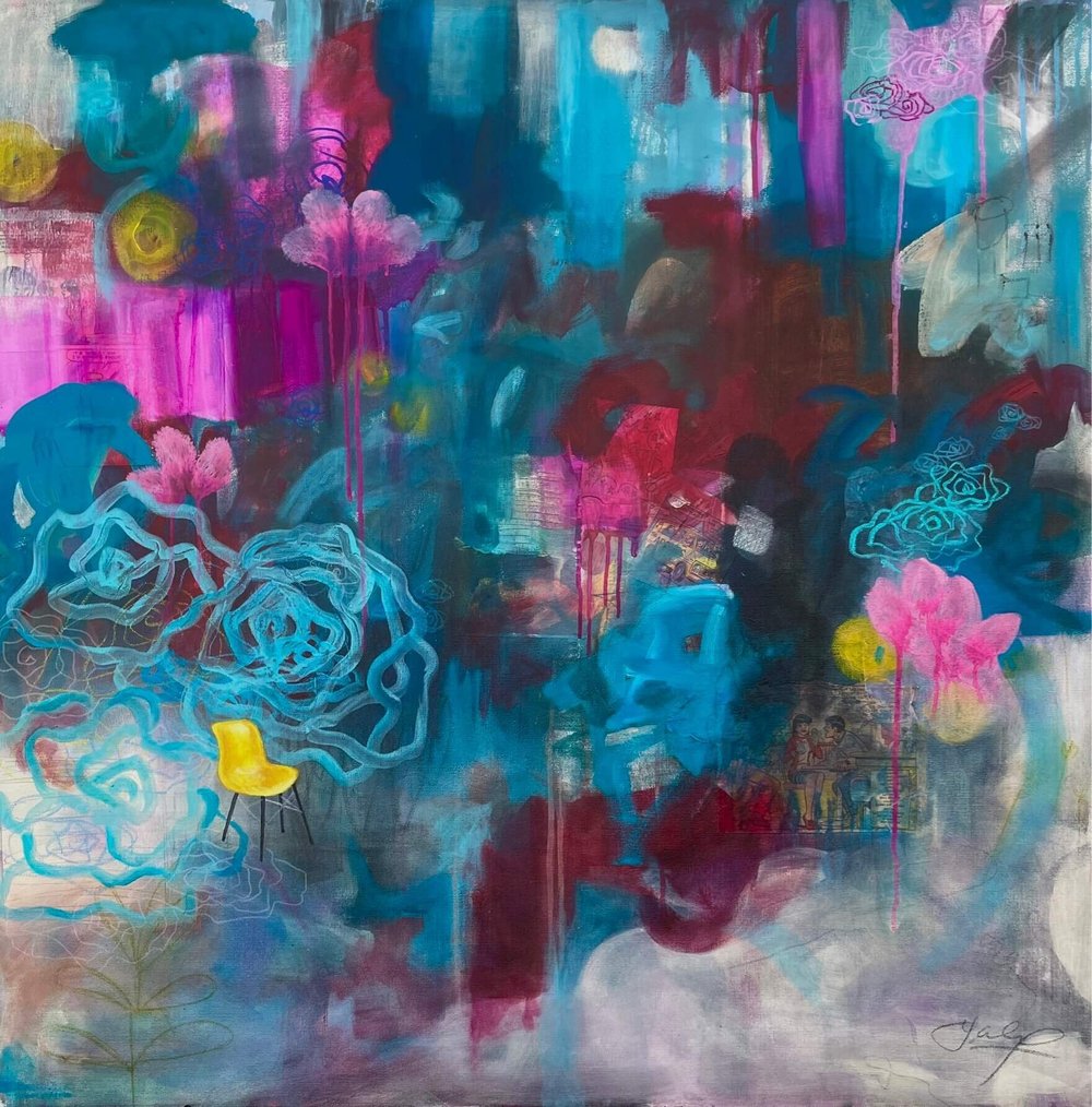 Yahel Yan. The Way You Make Me Feel. Acrylic on canvas.