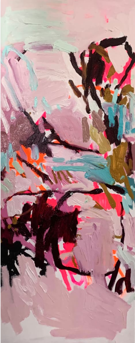 Fascinatingly Beautiful. Oil & acrylic on canvas.