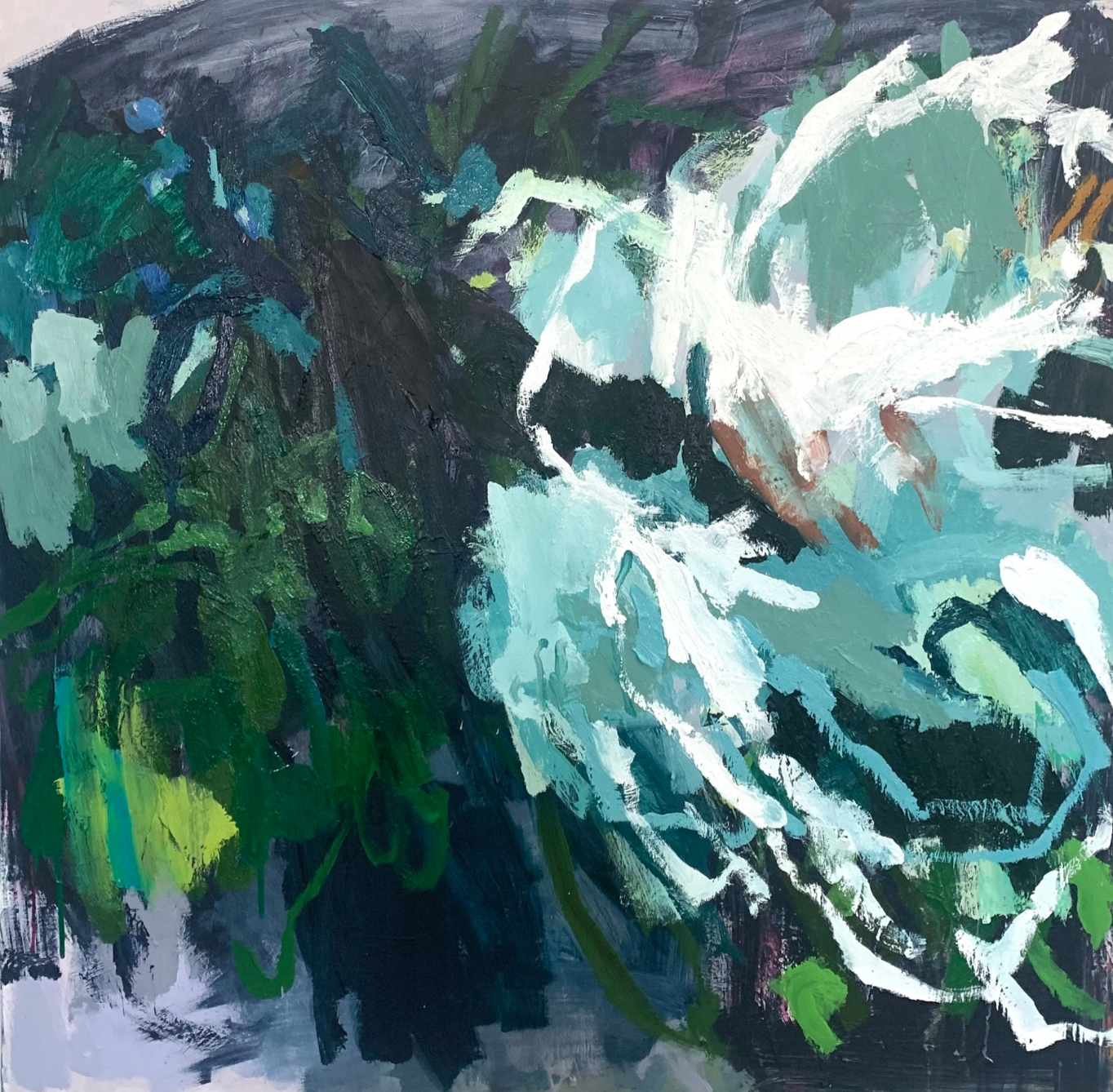 Paper Cake. Oil on canvas.