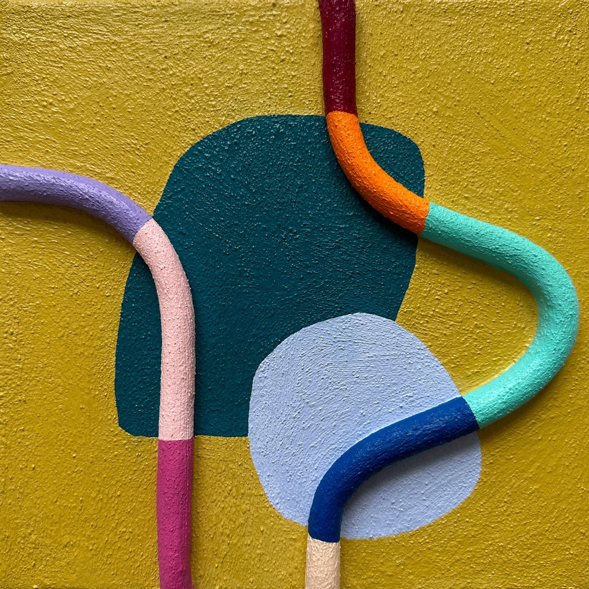 Authentically You, Mixed media on canvas, 8 x 8 in.