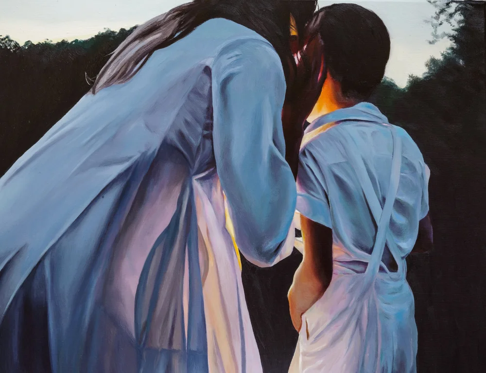 Claudia Kaak, Untitled, Series 10 Nr 5, Oil on canvas, 60x80 cm