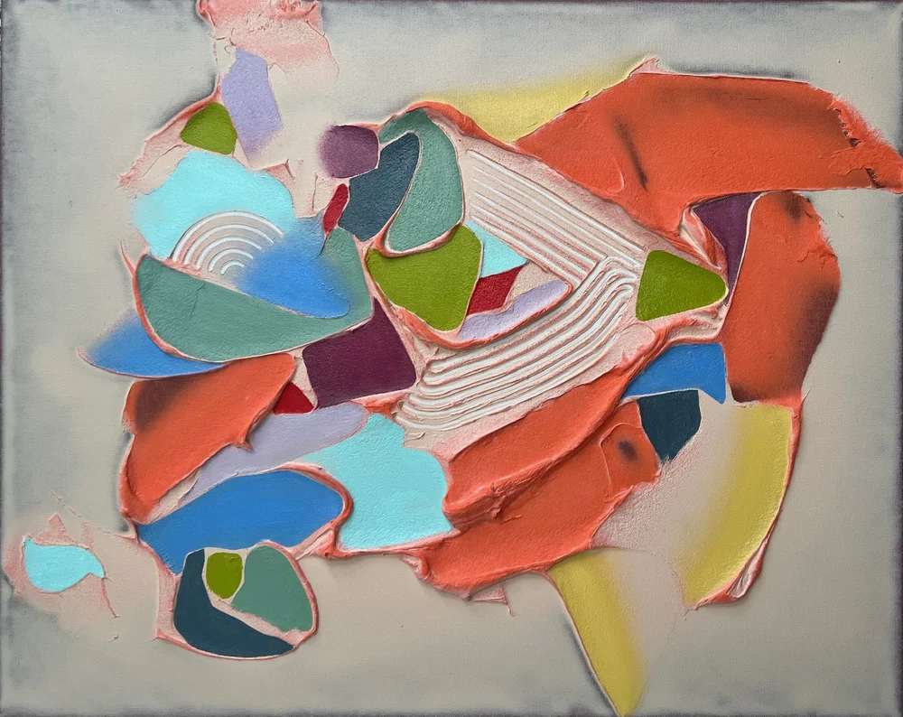 Caity Salamanca, She Has A Tropical Glow, mixed media, 24 x 30 in