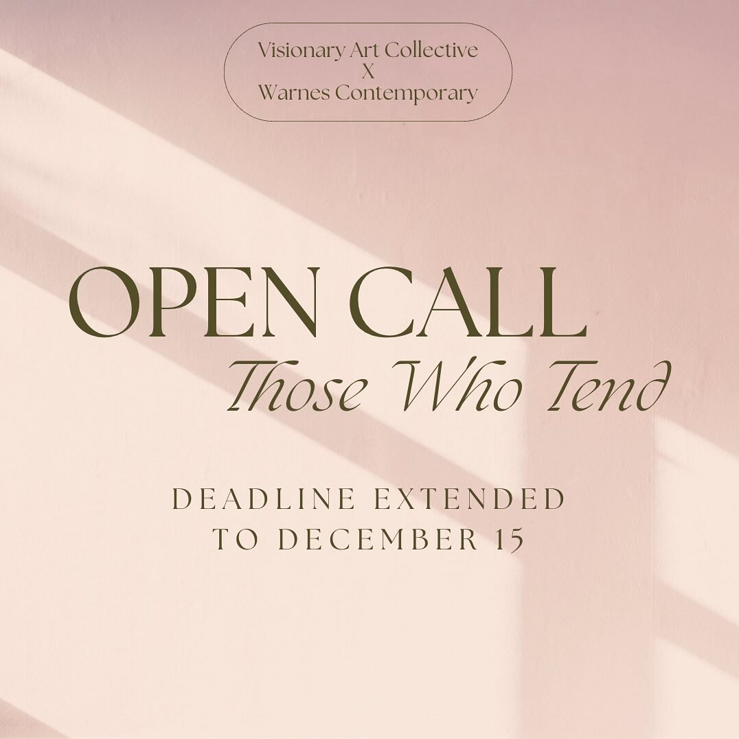 We&rsquo;re excited to announce that the deadline for 𝙏𝙝𝙤𝙨𝙚 𝙒𝙝𝙤 𝙏𝙚𝙣𝙙, our juried in-person exhibition at @warnescontemporary in NYC, has been extended to December 15, 2024, at midnight ET. 

This exhibition is curated by Kaylan Buteyn&mda