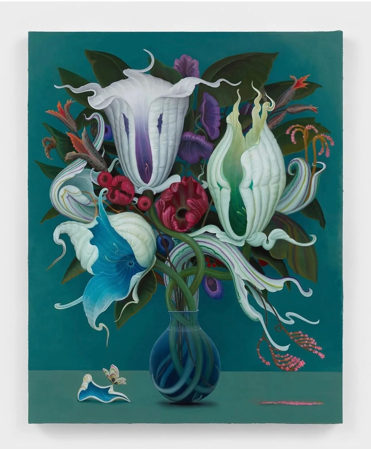 Inka Essenhigh (b. 1969) is an American painter known for her surreal, dreamlike worlds that blend mythology, nature, and the subconscious. Her luminous, imaginative paintings invite viewers into landscapes where reality feels fluid and enchanted. @i