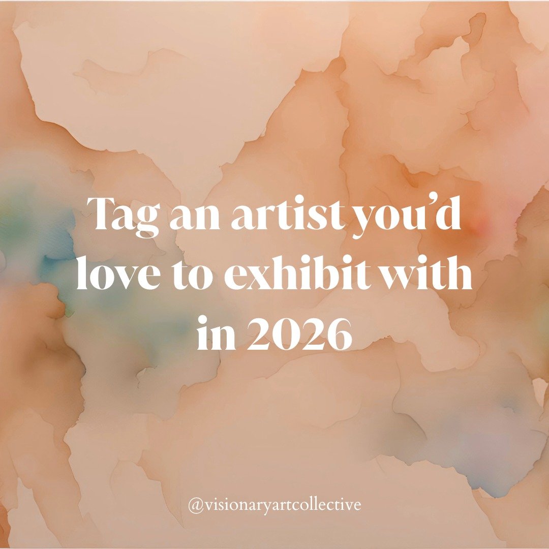 Happy Monday Artists!💫 Let's start the week off strong with some goals for the new year; who do you want to show with? Tag them in the comments below😊⭐