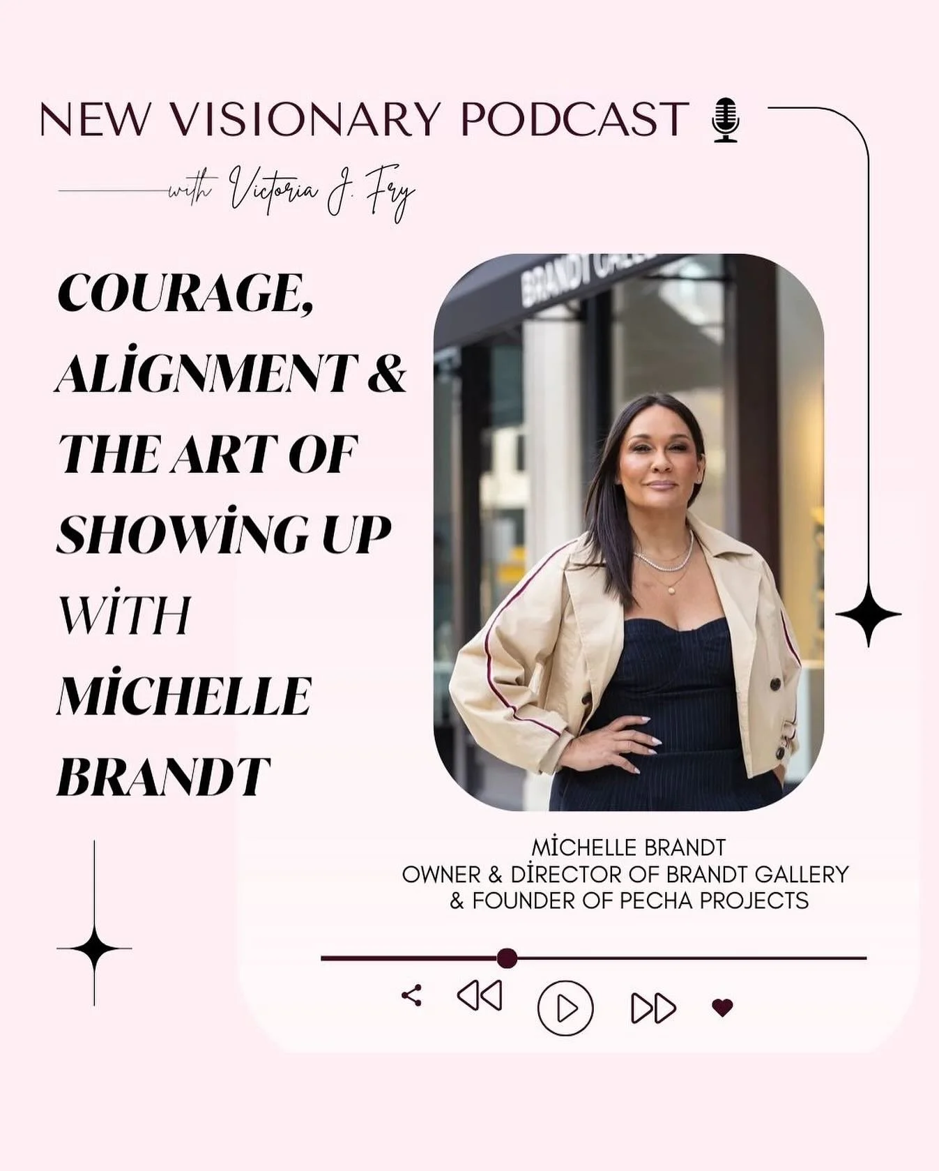 New podcast episode! 🎙️✨ This week, Victoria is joined by Michelle Brandt, owner and director of Brandt Gallery and founder of Pecha Projects in Columbus, Ohio. Michelle shares her journey from art educator to building platforms that champion counte