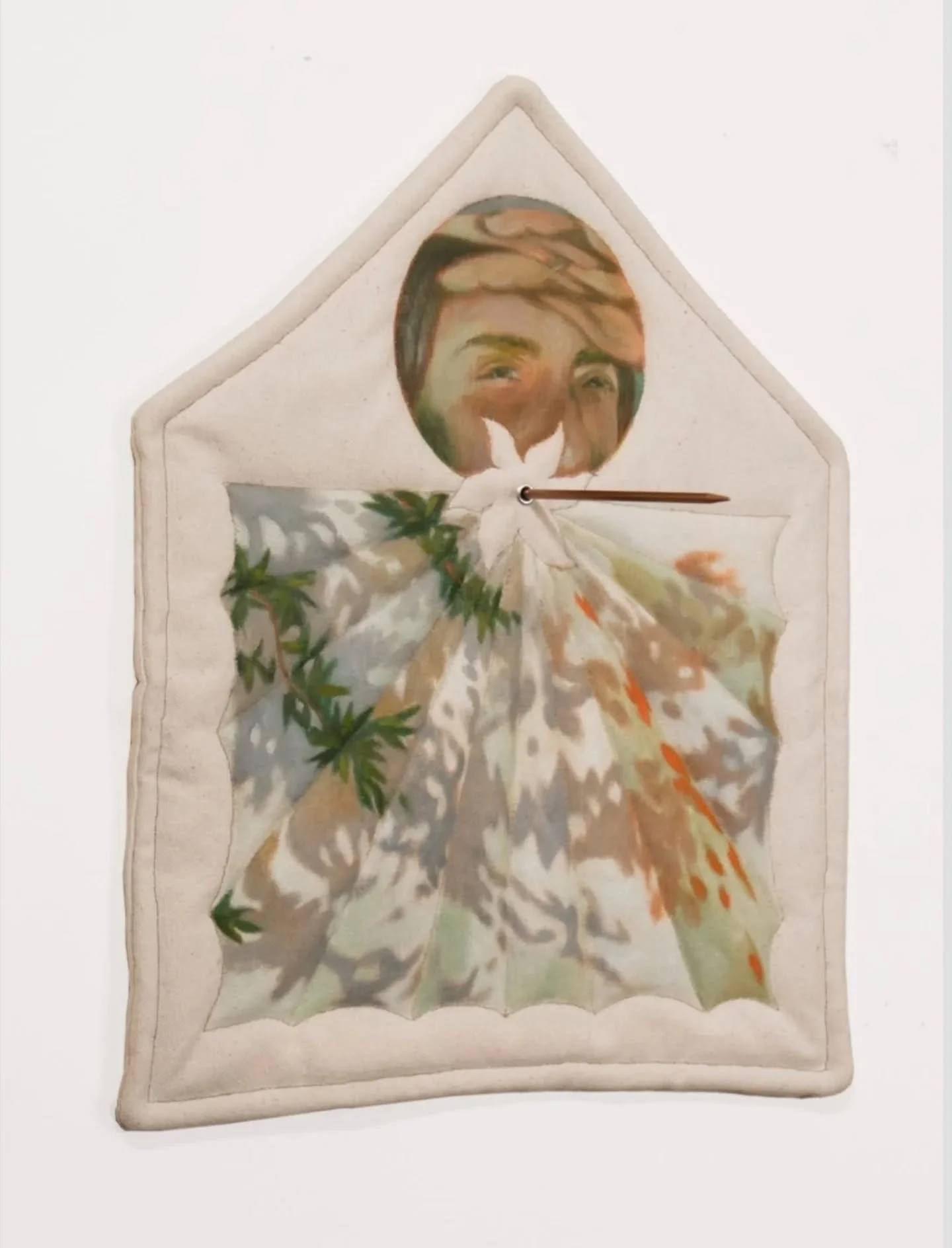 Sydney Hunter Kleinrock is a painter and hand poke tattoo artist living in Brooklyn, NY. Kleinrock&rsquo;s quilted works convert softness into fragile architecture. Seams, folds, and apertures imply shelter without security, while recurring motifs of