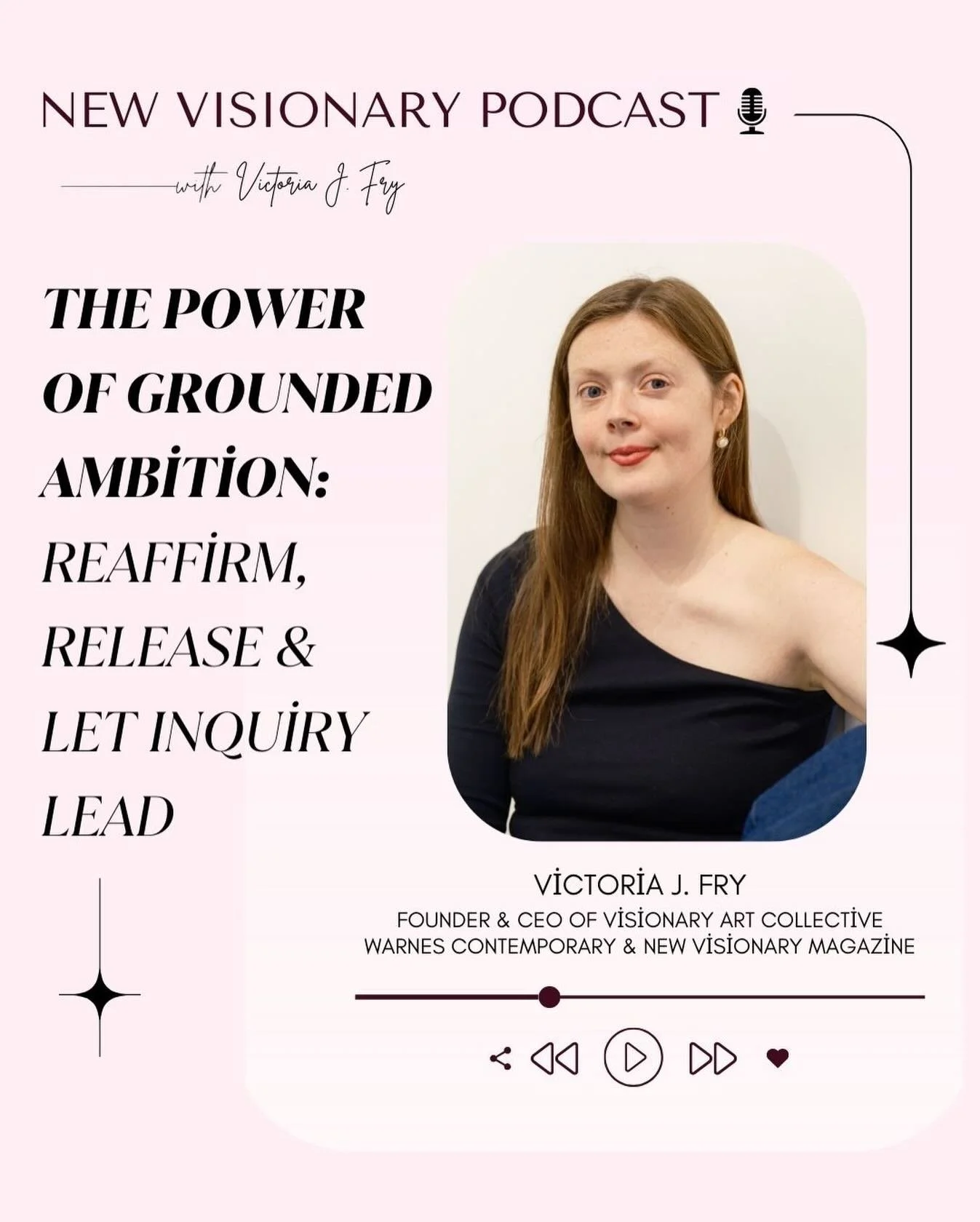 New podcast episode! 🎙️✨ Victoria reflects on the importance of reaffirming the moments you&rsquo;ve already had and why so many artists overlook their progress while focusing on what&rsquo;s next.

She shares how revisiting past work and recording 