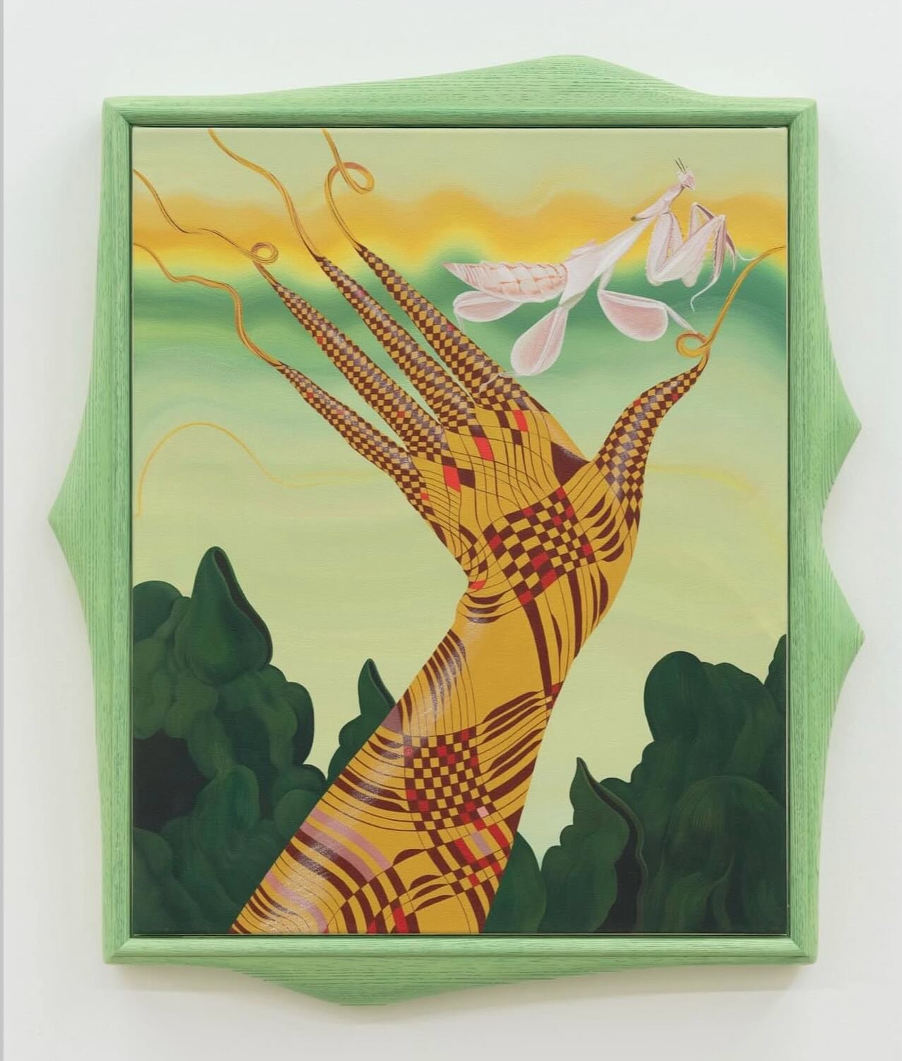 Marigold Santos is a Filipinx-Canadian interdisciplinary artist born in Manila and based between Calgary and Montr&eacute;al. Working across painting, drawing, printmaking, sculpture, tattooing, and sound, her practice draws from Filipino mythology, 