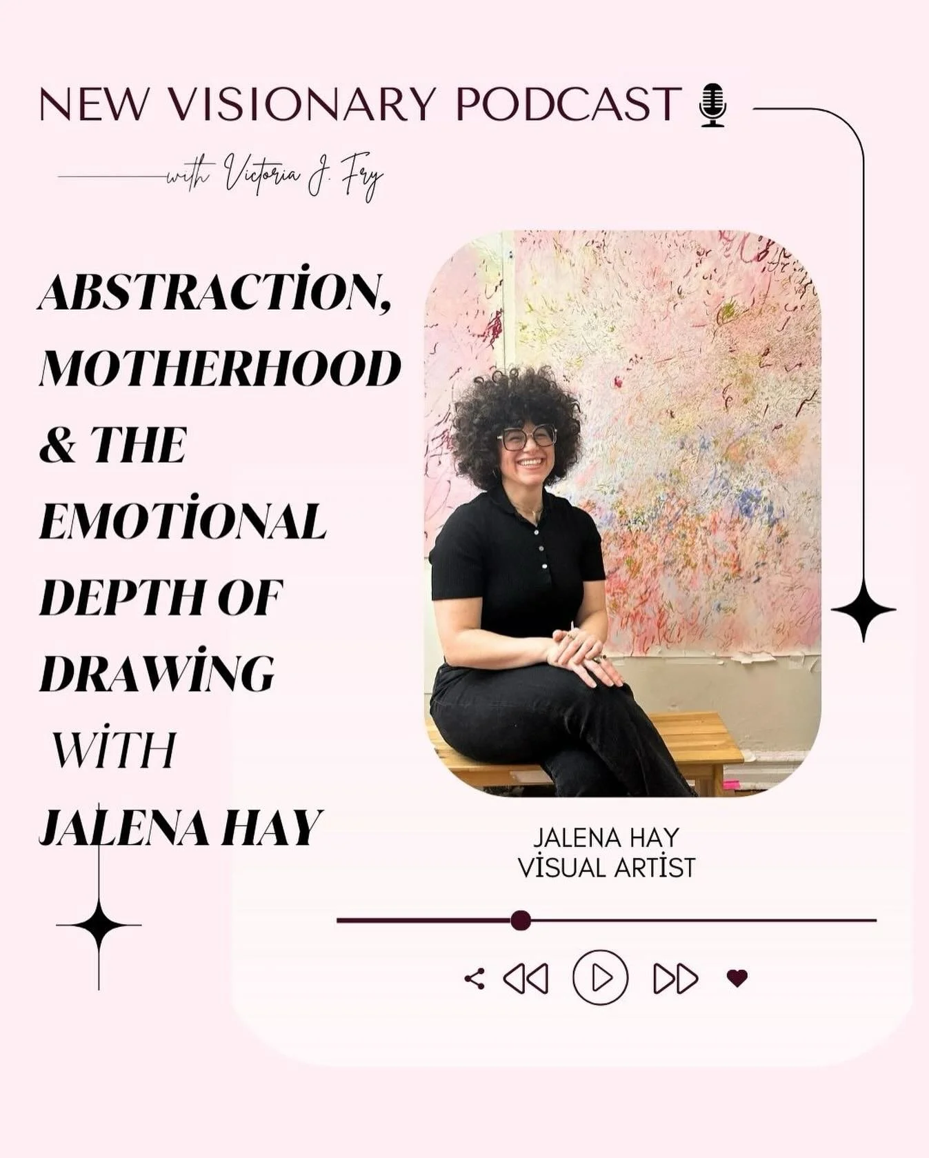 New podcast episode! 🎙️✨ 

This week, Victoria is joined by visual artist Jelena Hay for a thoughtful conversation about process, perseverance, and building a creative life while navigating motherhood in New York City. @jelenahay

Together, they dis