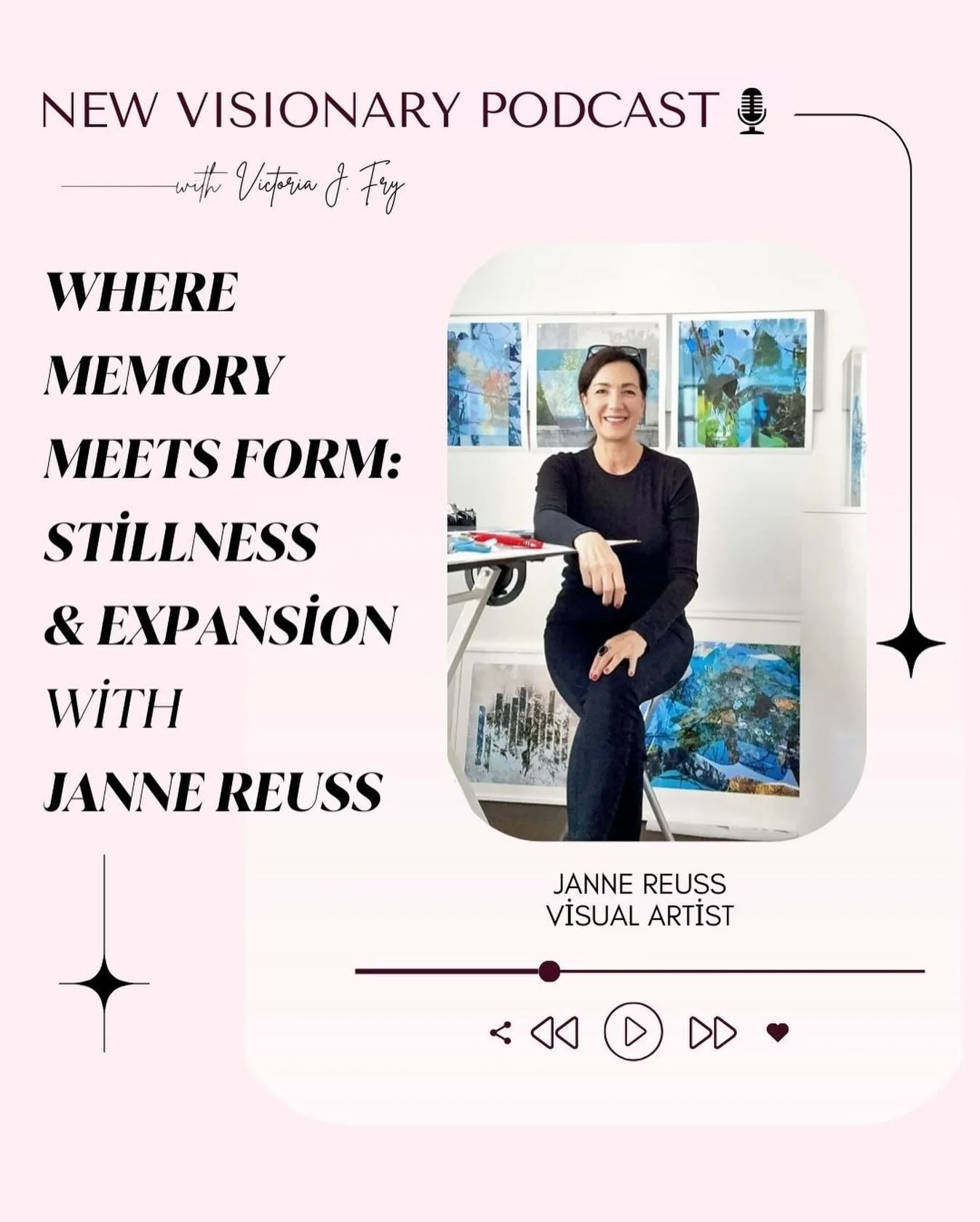 New podcast episode! 🎙️✨ This week, Victoria is joined by Mexican-born, Toronto-based artist Janne Reuss for a thoughtful conversation about process, reflection, and building a practice through layers. @jannereuss

Together, they explore Janne&rsquo