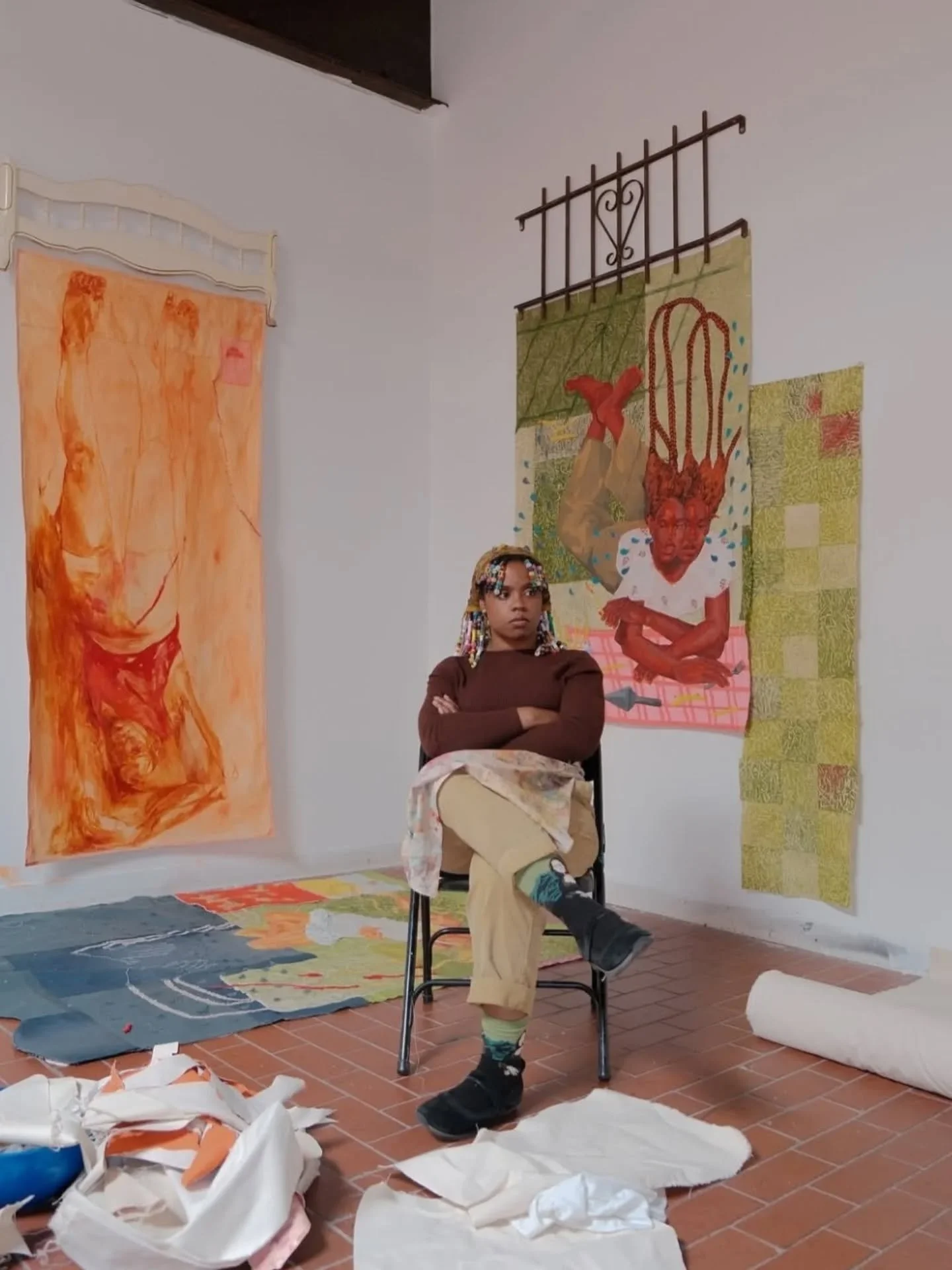 Alexandria Couch was born and raised in Akron, Ohio, and is a graduate of the Myers School of Art at the University of Akron (BFA 2020). Couch is a visual artist documenting figures in states of flux. Her work utilizes both traditional and found mate