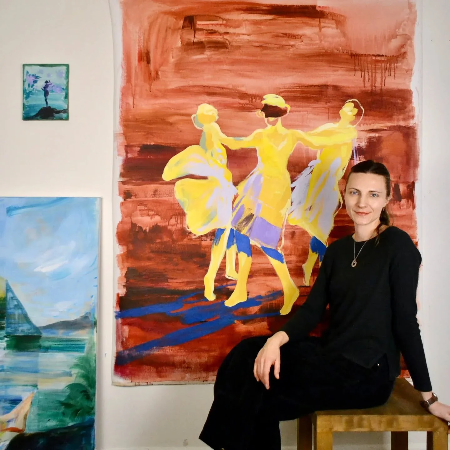 We&rsquo;re thrilled to feature the work of @adioren.art in our upcoming group exhibition, 𝘍𝘳𝘰𝘮 𝘛𝘩𝘦 𝘎𝘳𝘰𝘶𝘯𝘥 𝘜𝘱 curated by @erikabhess
💚

Adi Oren (b. 1989, New York, NY) is a New York-based painter whose practice celebrates freedom and