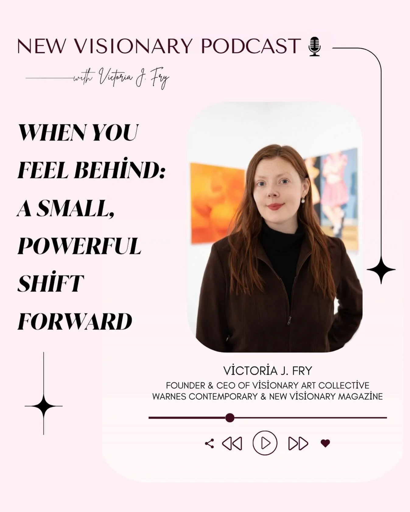 New podcast episode! 🎙️✨ Victoria shares a simple yet powerful shift for when you&rsquo;re feeling behind or stuck in scarcity as an artist.

She reflects on showing up imperfectly and reminds us that growth comes from doing what we can with what we