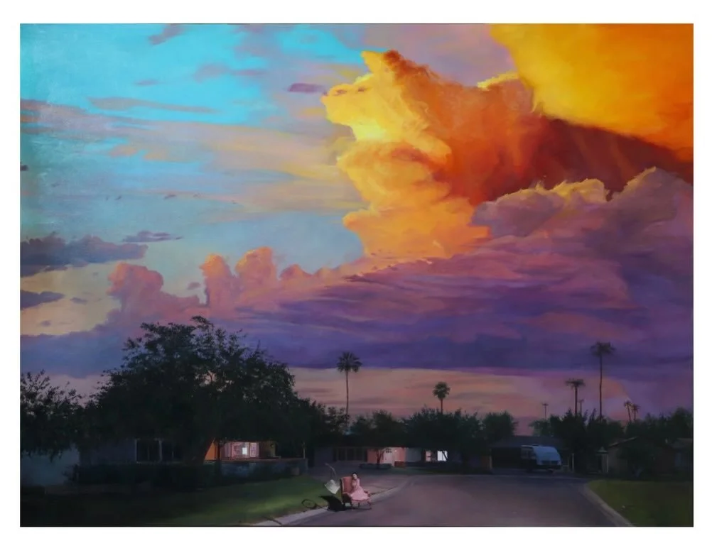 I Went As Far As I Could Go
Oil on wood panel
60 x 80 in
By @camdecaussin 

We&rsquo;re thrilled to share this painting in our latest exhibition, Between Here &amp; Becoming curated by Sergio Gomez. 

🔗 Tap the link in bio to view the show &amp; cat