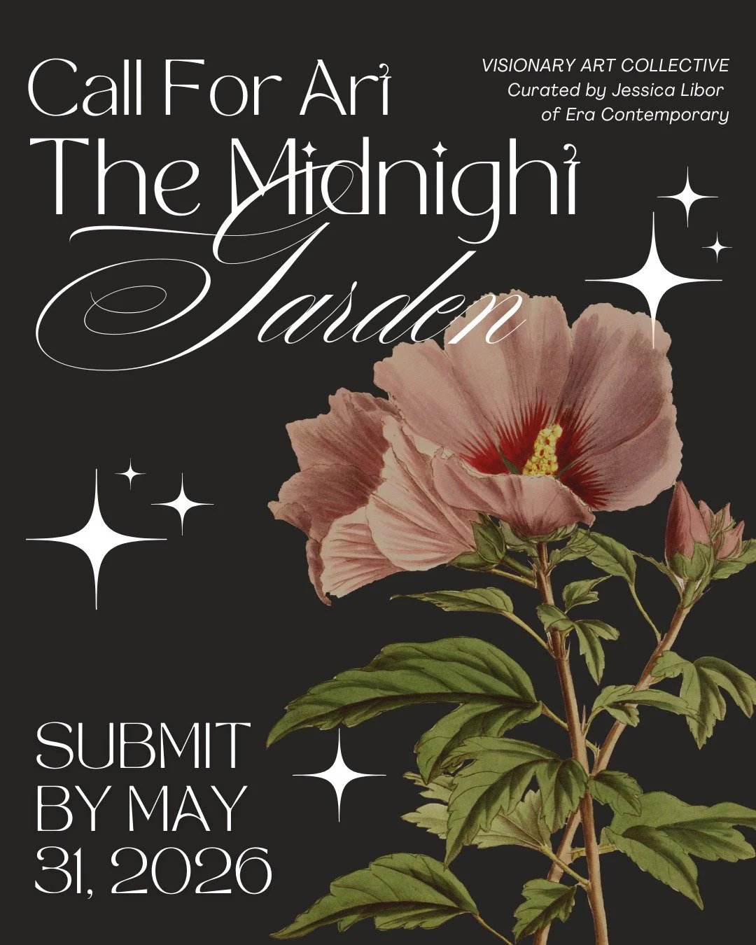 Submissions are OPEN for The Midnight Garden, our NYC pop-up exhibition curated by Jessica Libor of Era Contemporary ✨

Comment &ldquo;444&rdquo; for the link to apply! 💫

The Midnight Garden centers on themes of cultivation, transformation, and uns