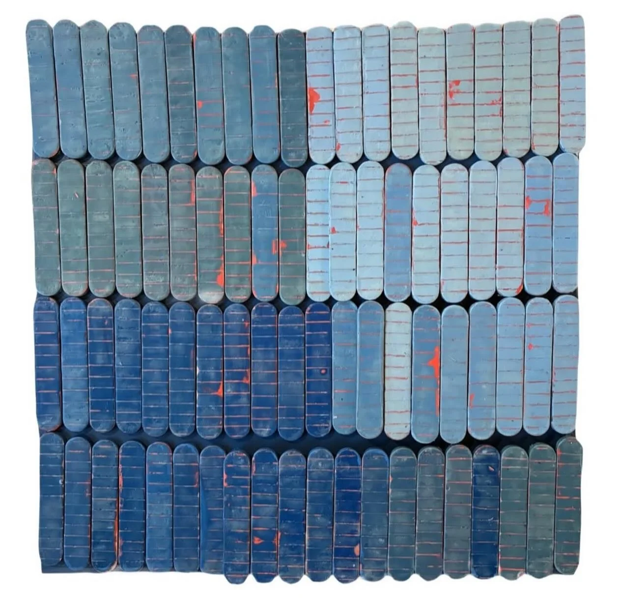 Tesserae II
Encaustic, plywood and acrylic on panel
20 x 20 x 2.5 in
By @marissavoytenko 

We&rsquo;re thrilled to share this painting in our latest exhibition, Between Here &amp; Becoming curated by Sergio Gomez. 

🔗 Tap the link in bio to view the