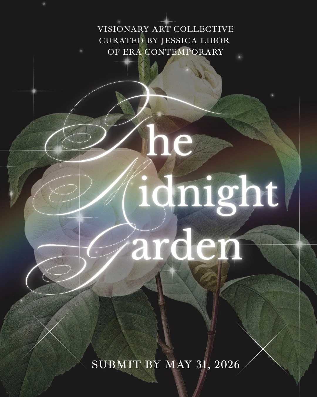 Less than 2️⃣ weeks left to submit to The Midnight Garden, our NYC pop-up exhibition curated by Jessica Libor of Era Contemporary ✨

Comment &ldquo;777&rdquo; for the link to apply! 💫

The Midnight Garden centers on themes of cultivation, transforma