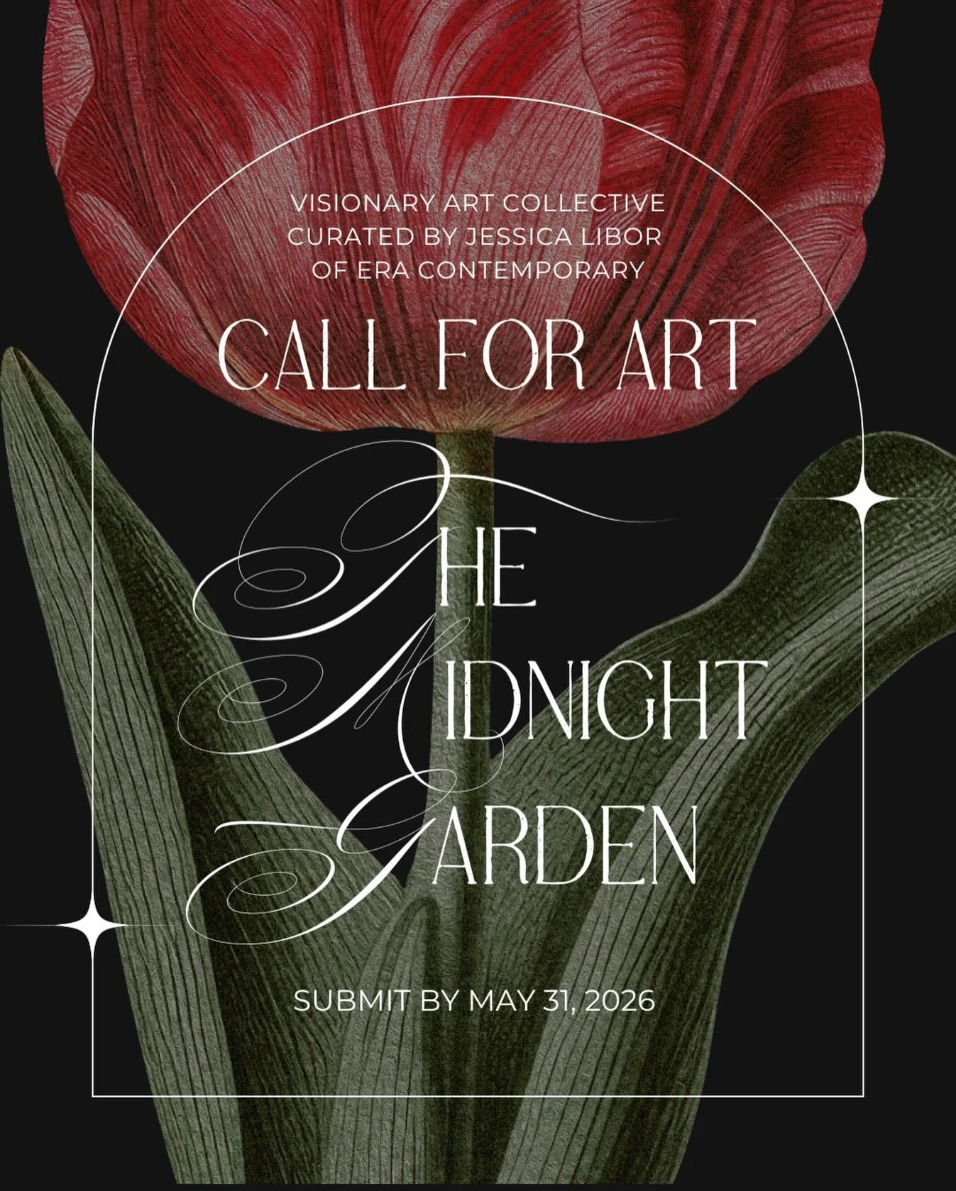 Deadline approaching! Just over 1️⃣ week left to submit to The Midnight Garden, our upcoming NYC pop-up exhibition curated by Jessica Libor of Era Contemporary ✨

Comment &ldquo;222&rdquo; for the link to apply! 💫

The Midnight Garden centers on the
