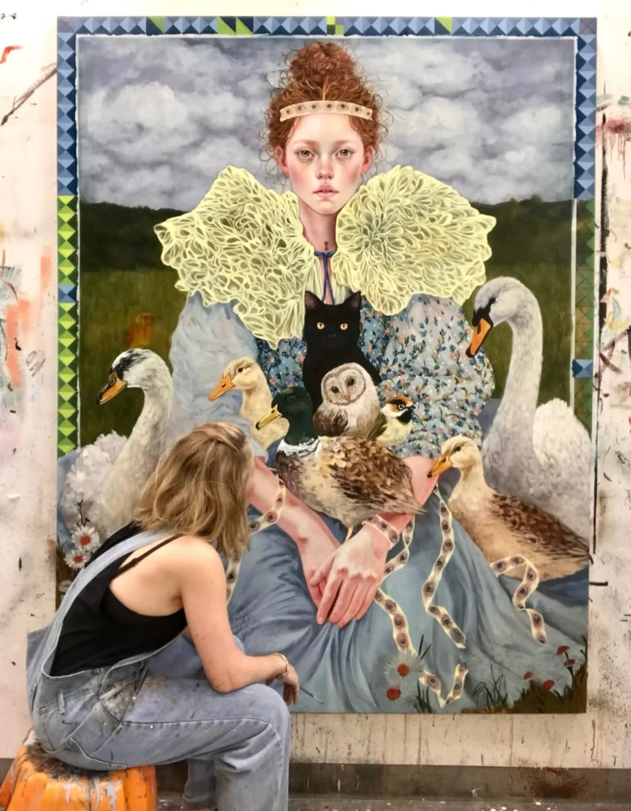 Monica Fernandez is a Mexican artist whose vibrant practice spans more than 20 years. After early self-taught beginnings, she studied at the Lorenzo de Medici Academy in Florence and the Instituto Allende de Bellas Artes in Mexico. Her work has been 